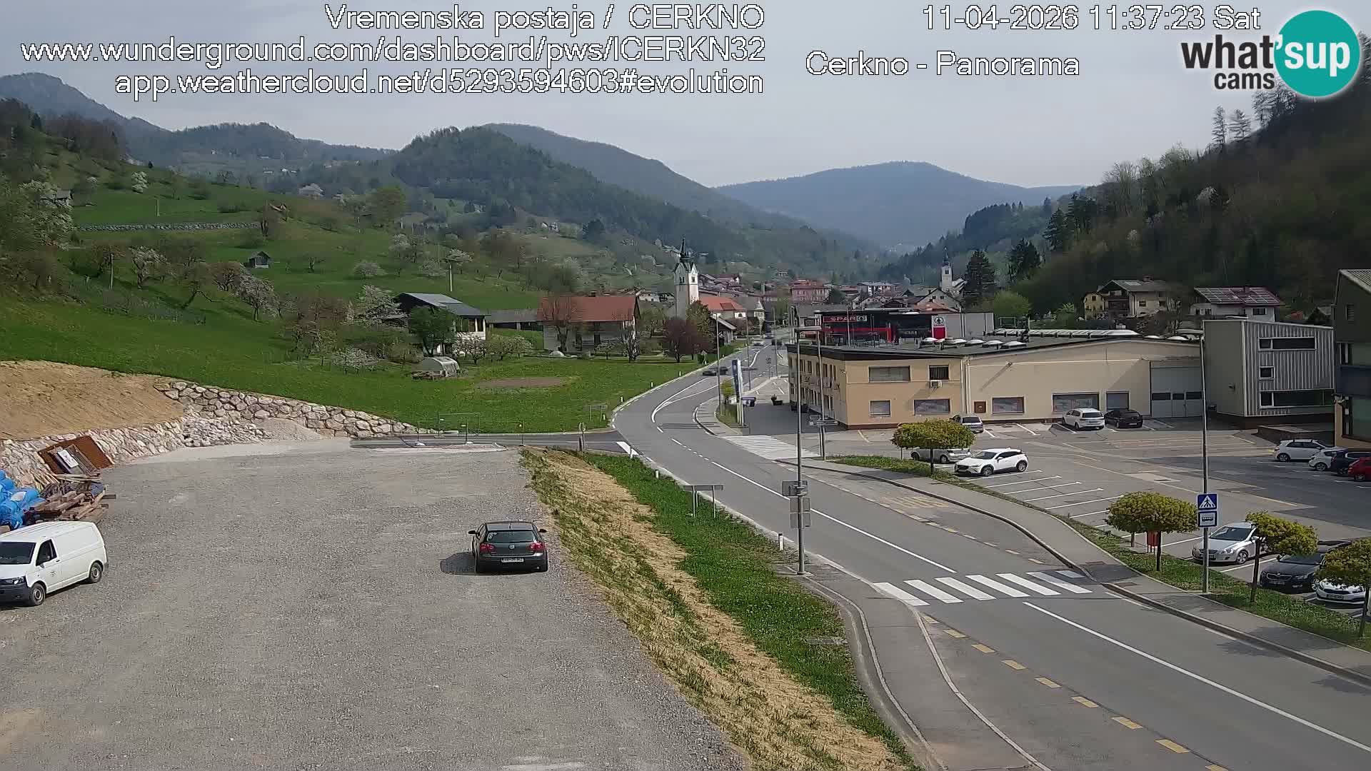 Cerkno ulaz u grad – Kamera uživo