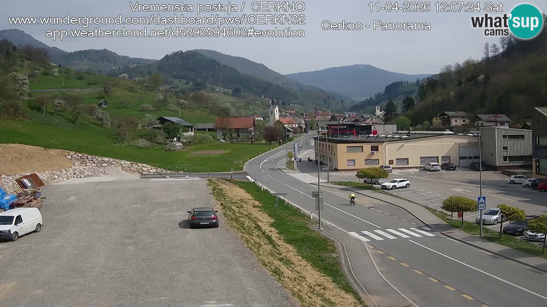 Cerkno ulaz u grad – Kamera uživo