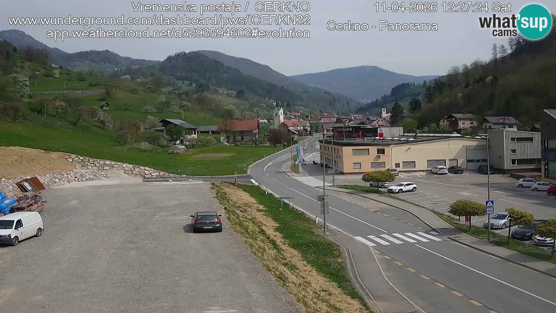 Cerkno ulaz u grad – Kamera uživo
