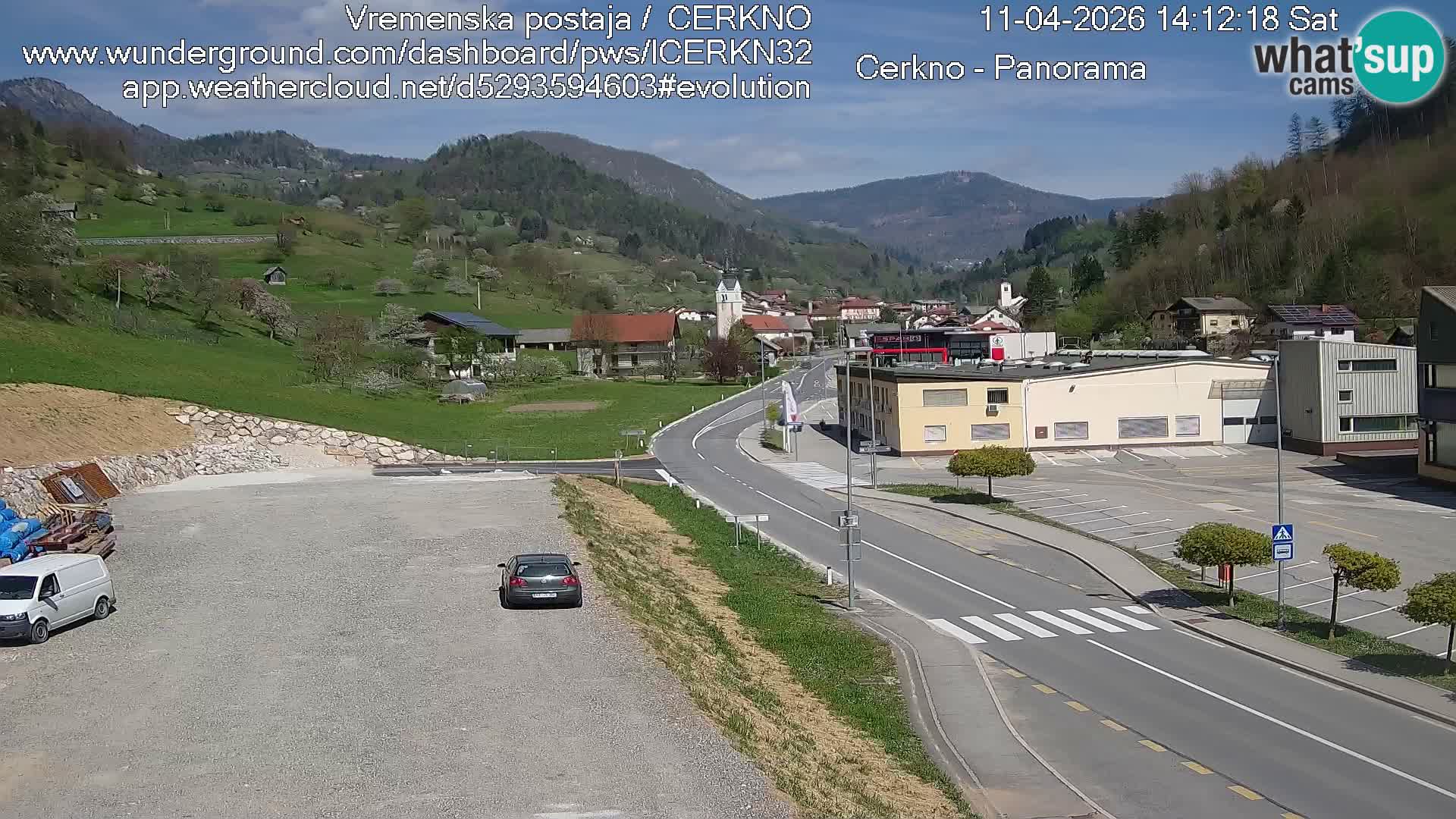 Webcam Ingresso Città di Cerkno