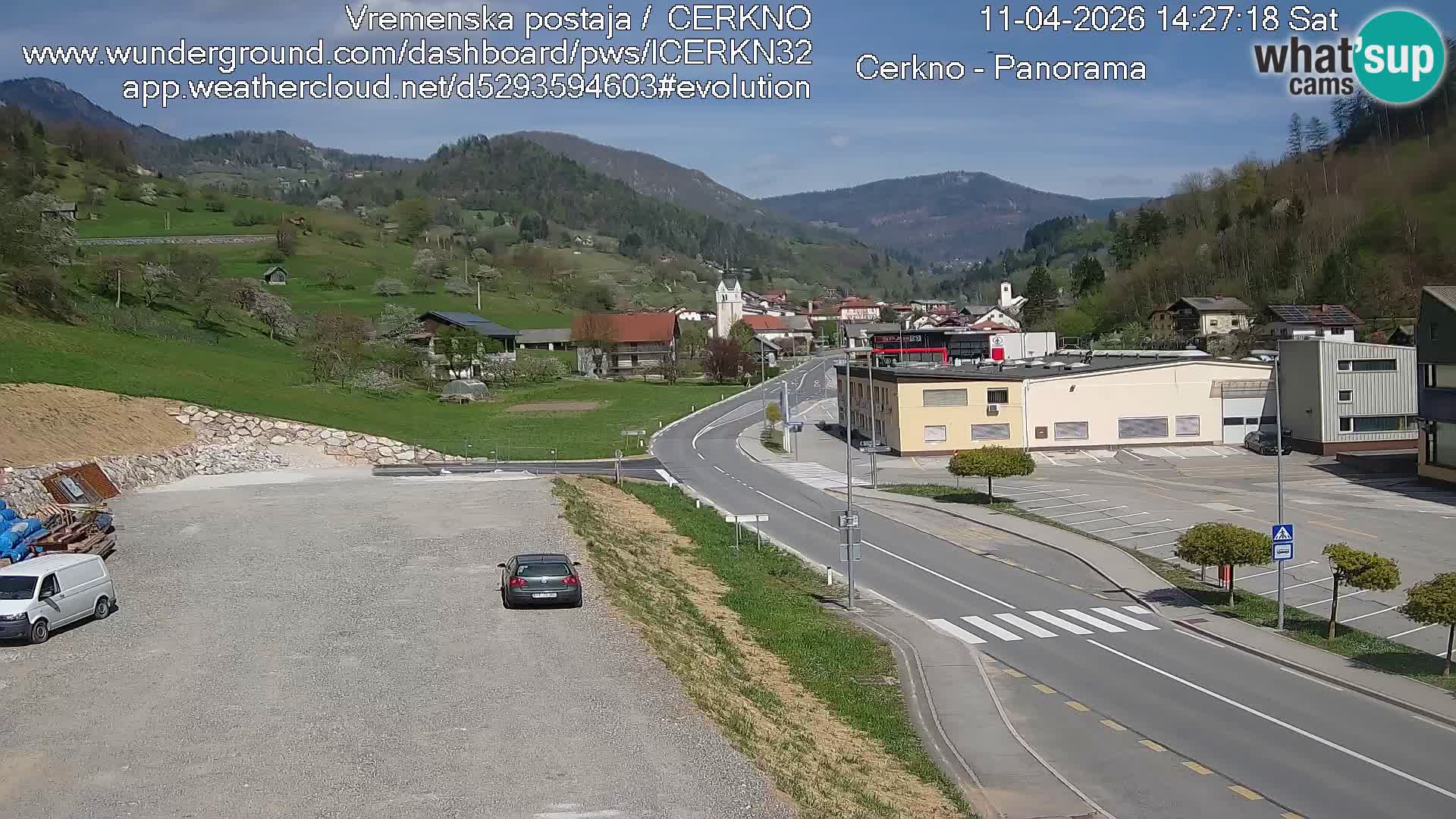 Webcam Ingresso Città di Cerkno