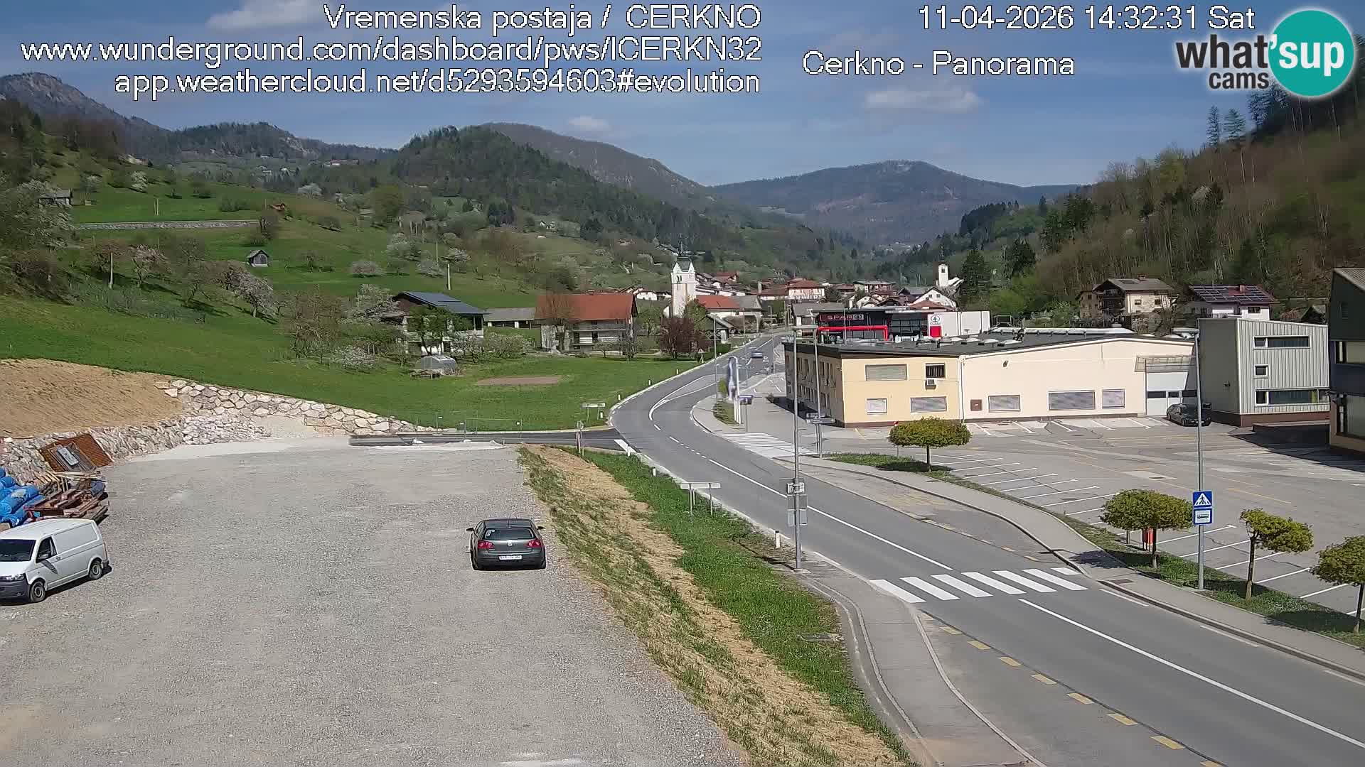 Cerkno Stadteingang Live-Webcam