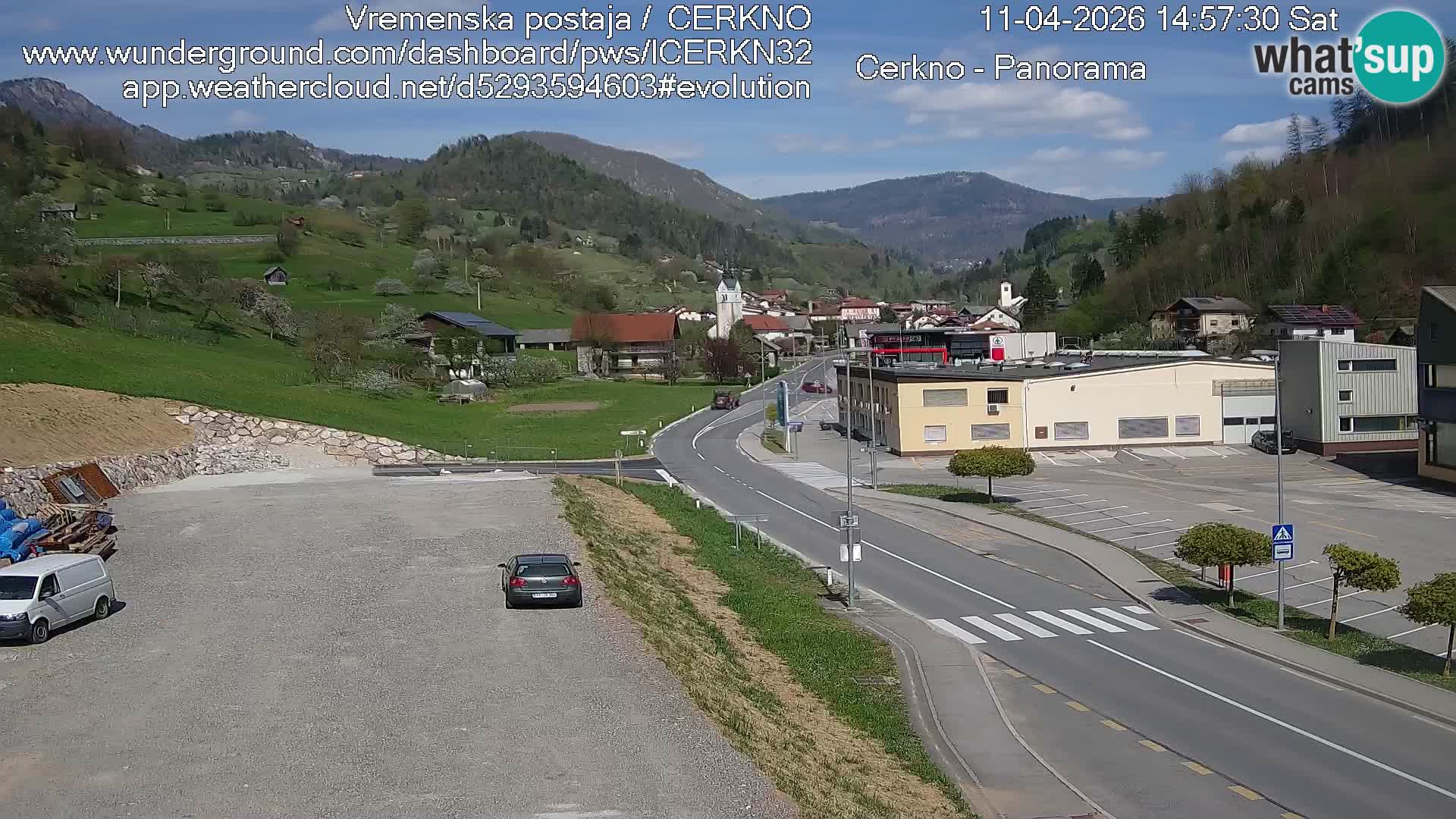 Cerkno Stadteingang Live-Webcam