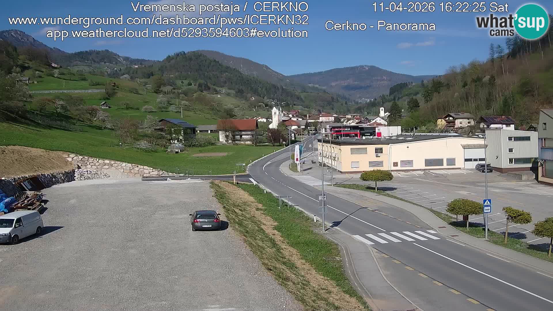 Webcam Ingresso Città di Cerkno