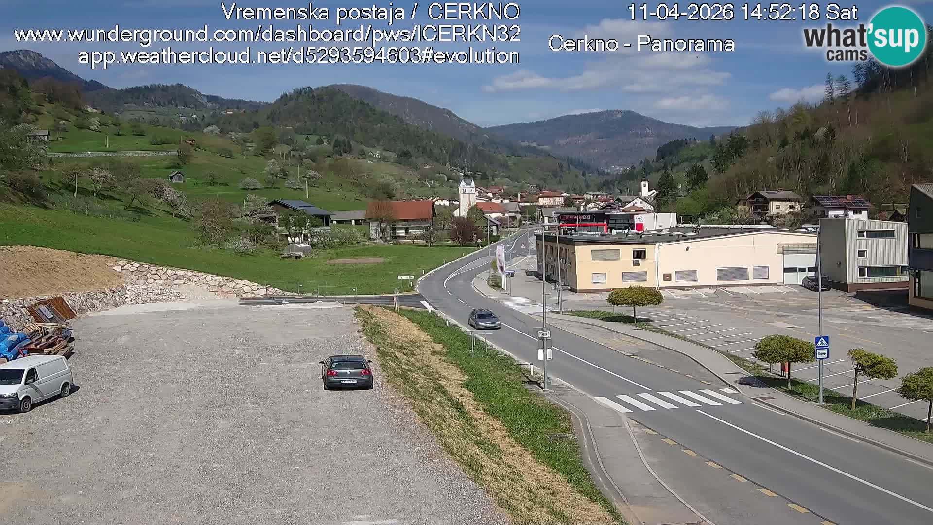 Cerkno Stadteingang Live-Webcam
