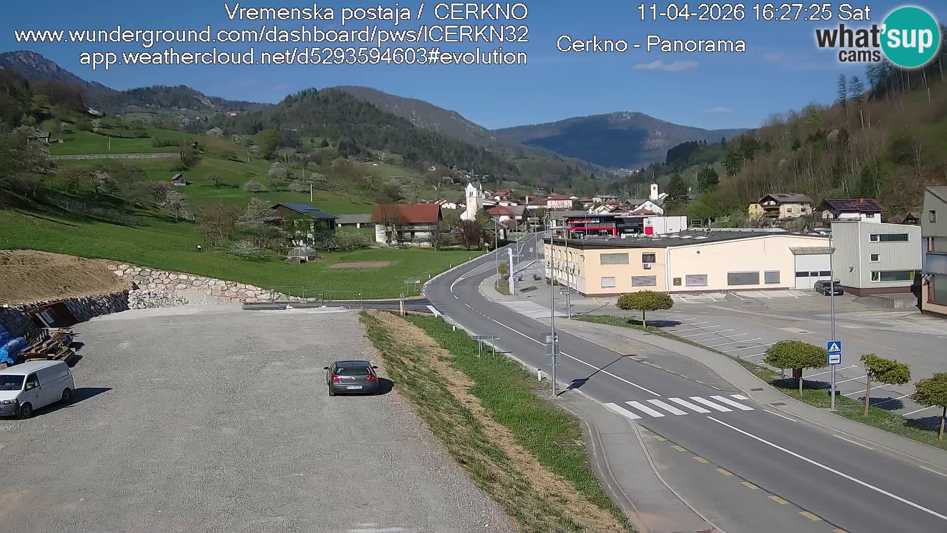 Webcam Ingresso Città di Cerkno