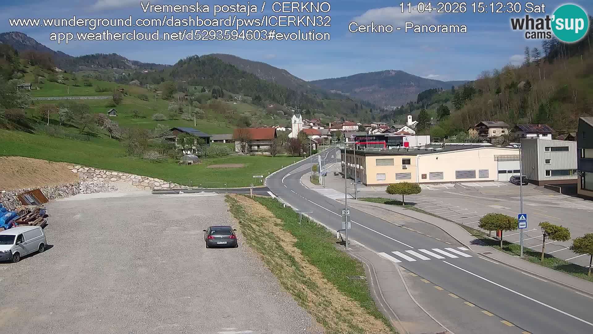 Webcam Ingresso Città di Cerkno