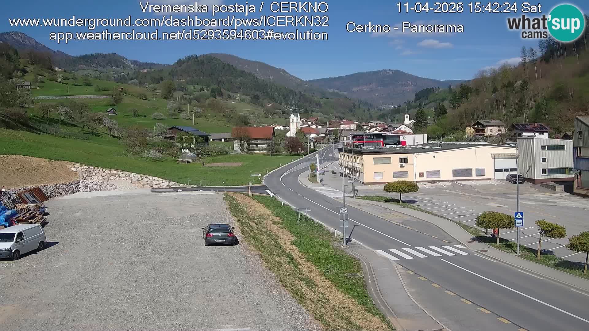 Webcam Ingresso Città di Cerkno