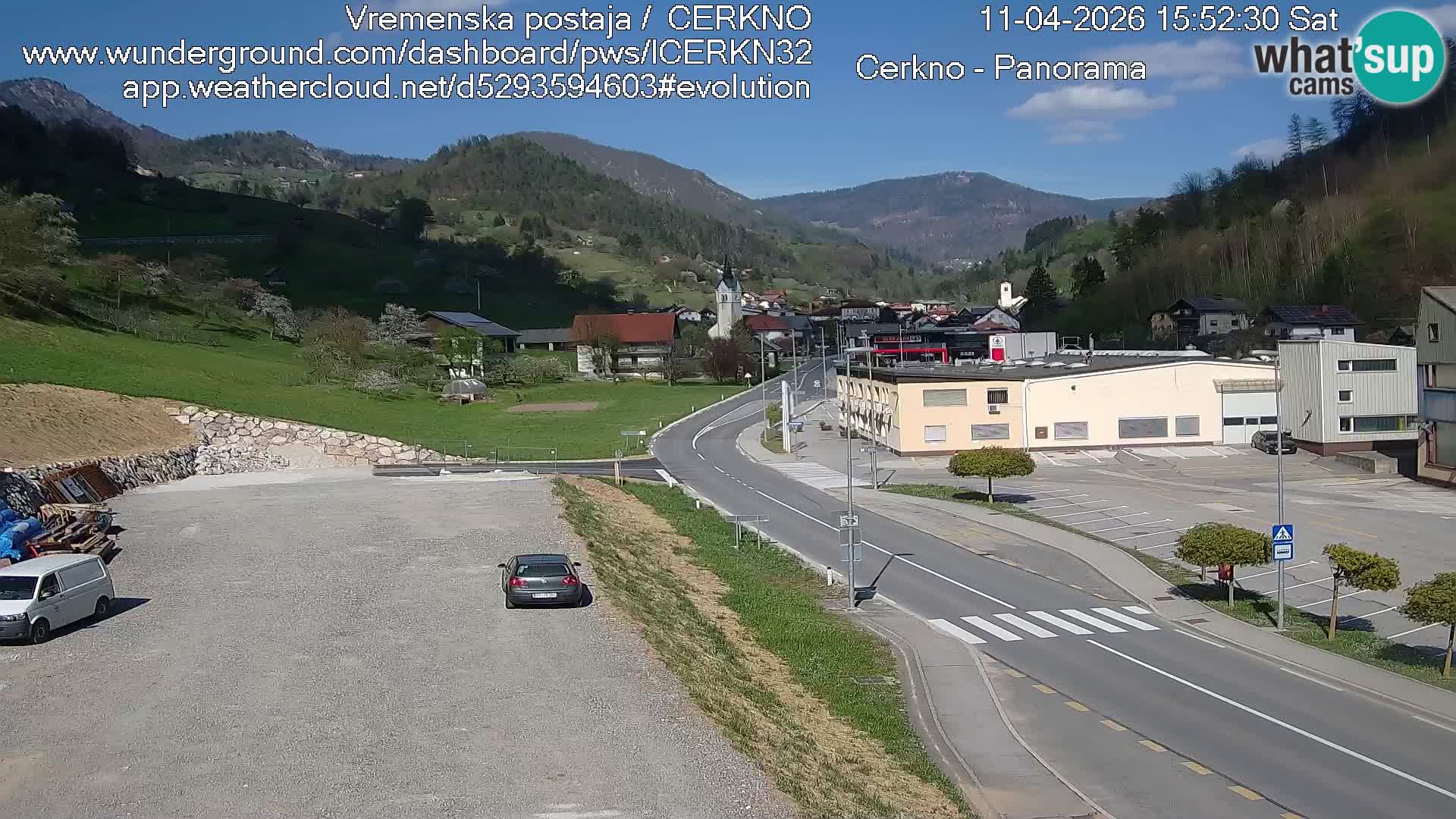 Webcam Ingresso Città di Cerkno