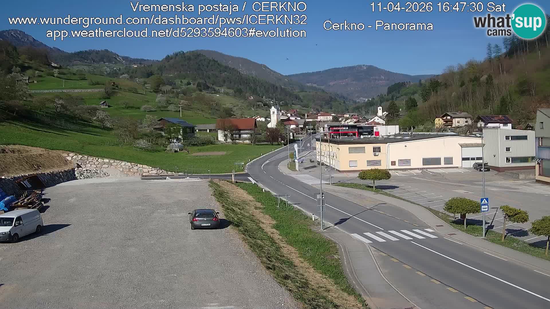 Webcam Ingresso Città di Cerkno