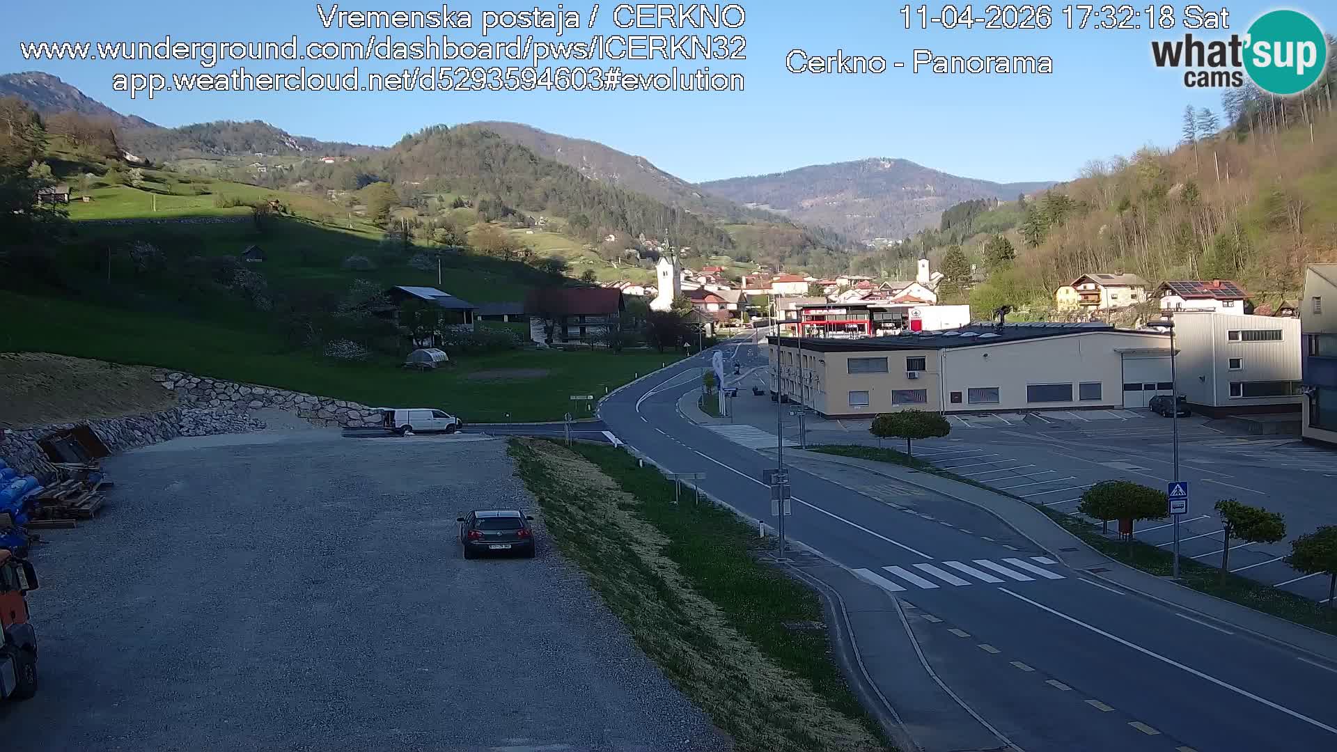 Webcam Ingresso Città di Cerkno