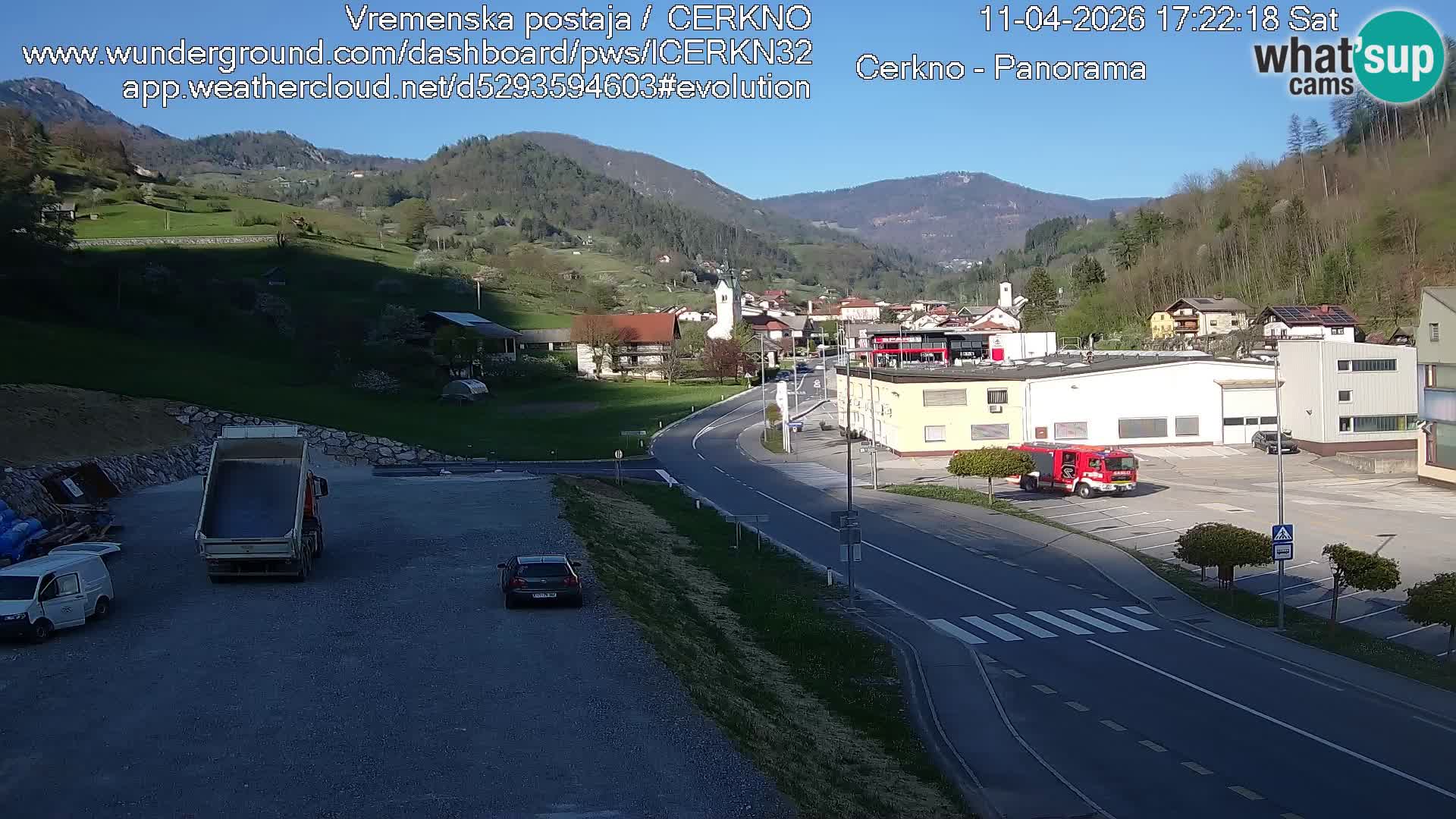 Cerkno ulaz u grad – Kamera uživo
