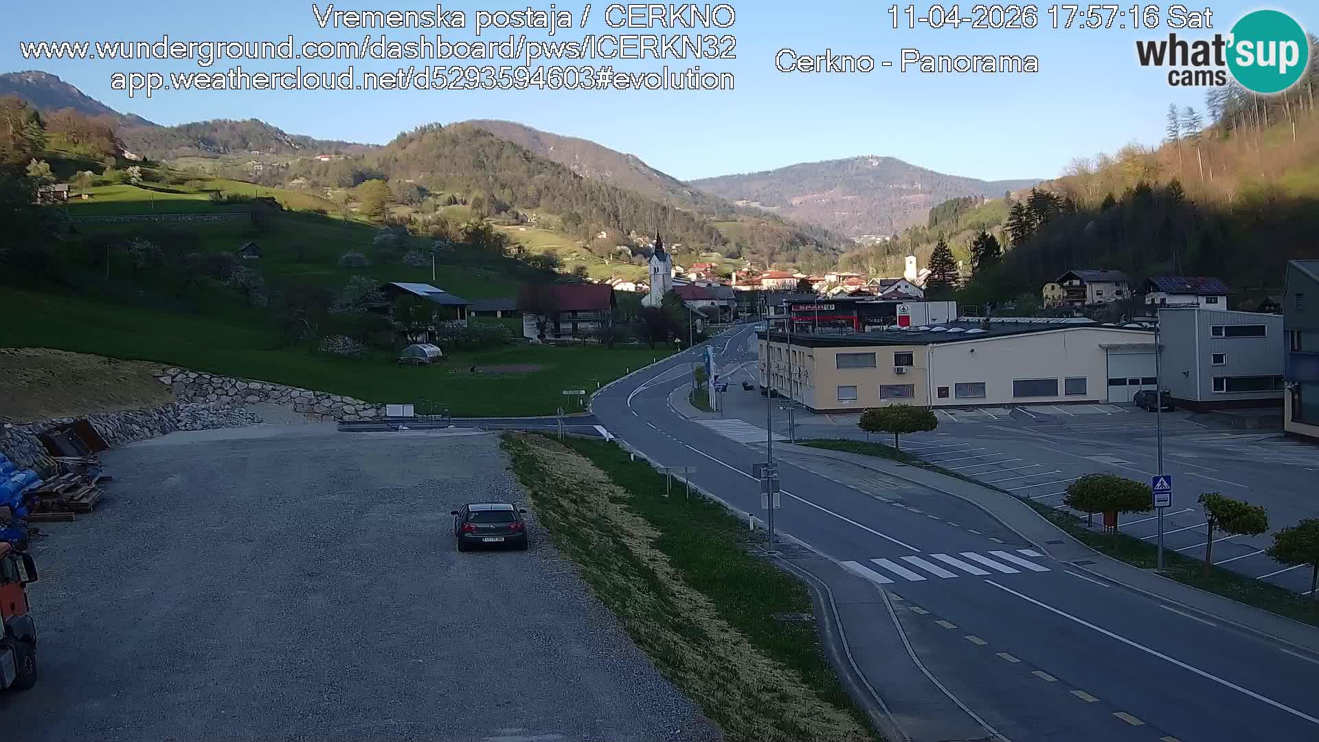 Webcam Ingresso Città di Cerkno