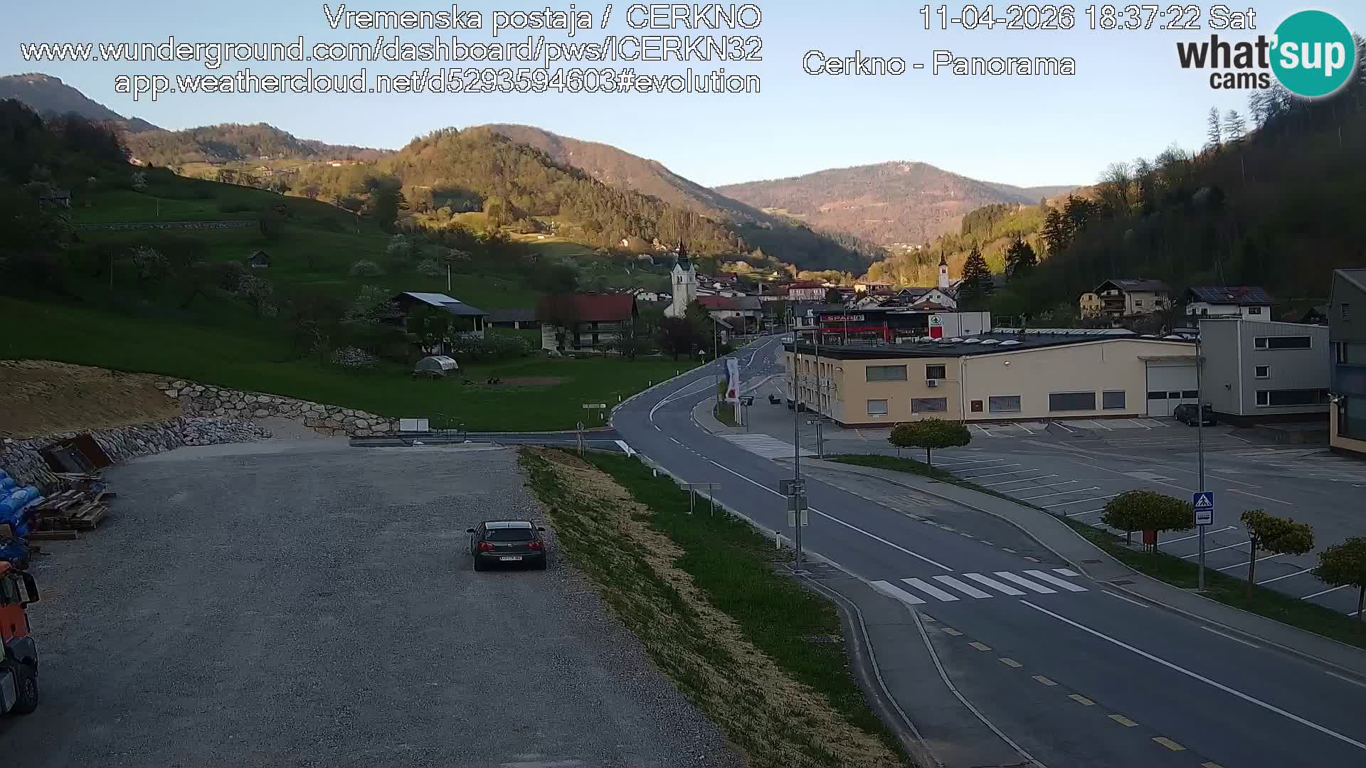 Webcam Ingresso Città di Cerkno