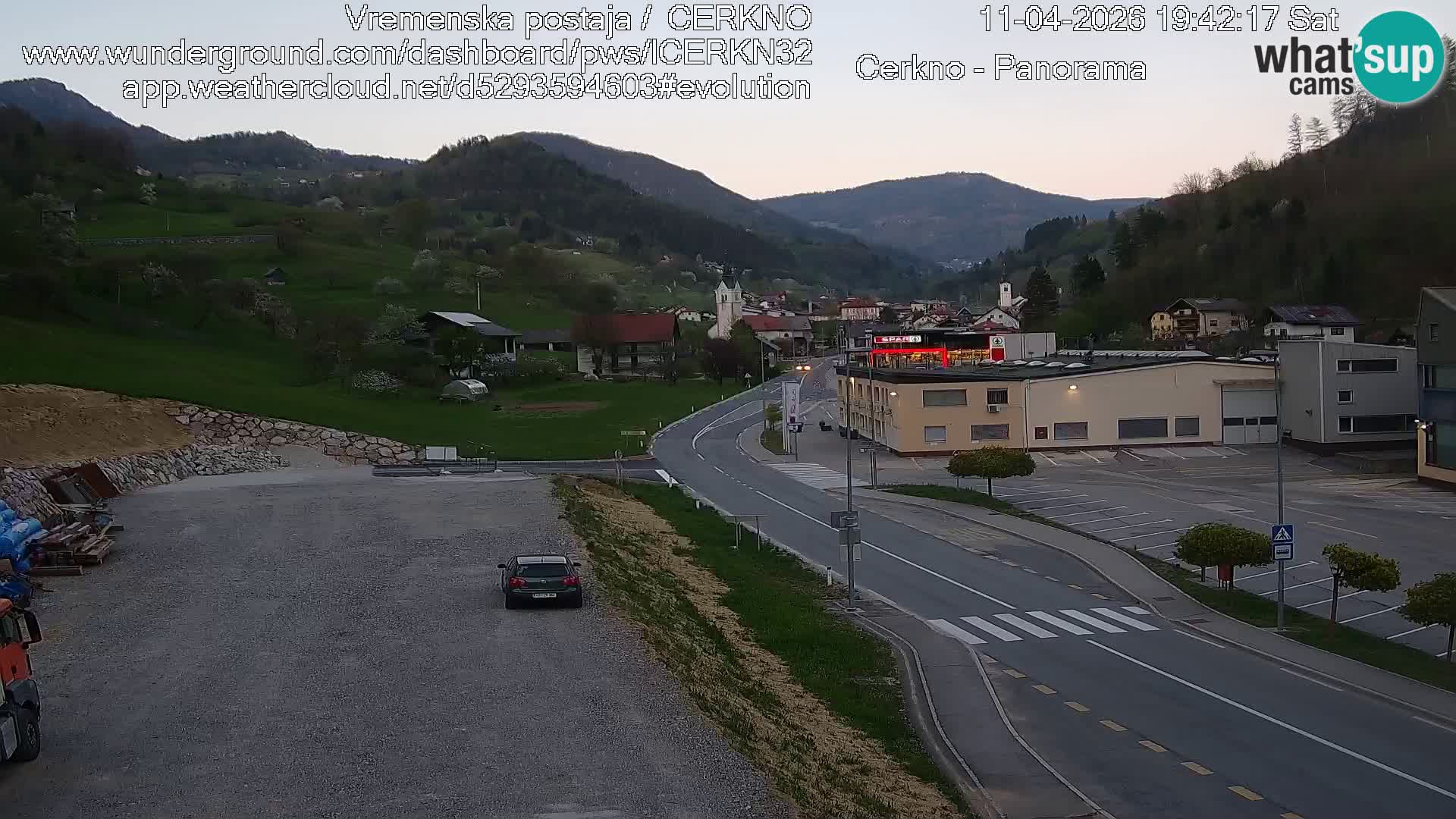 Webcam Ingresso Città di Cerkno