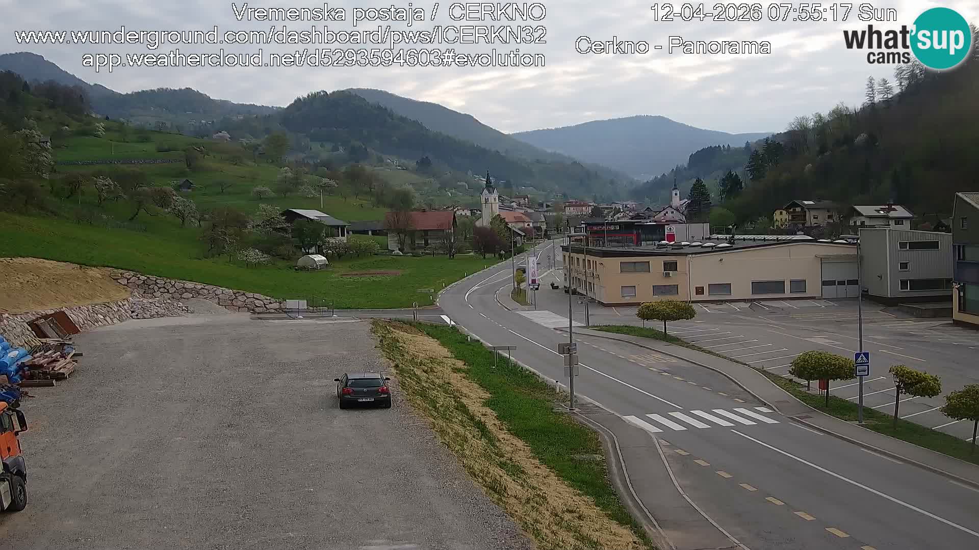 Cerkno Stadteingang Live-Webcam