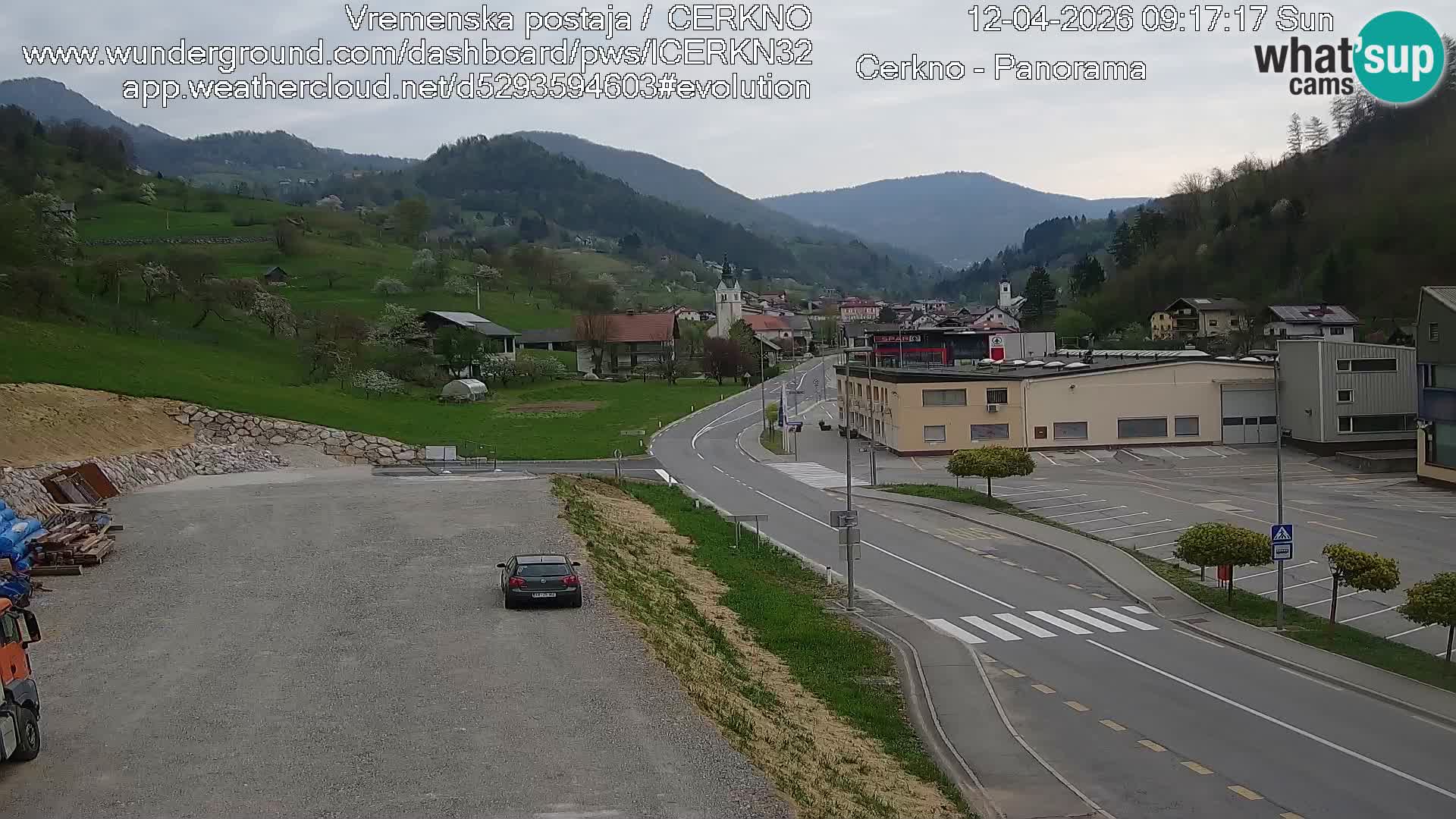 Webcam Ingresso Città di Cerkno