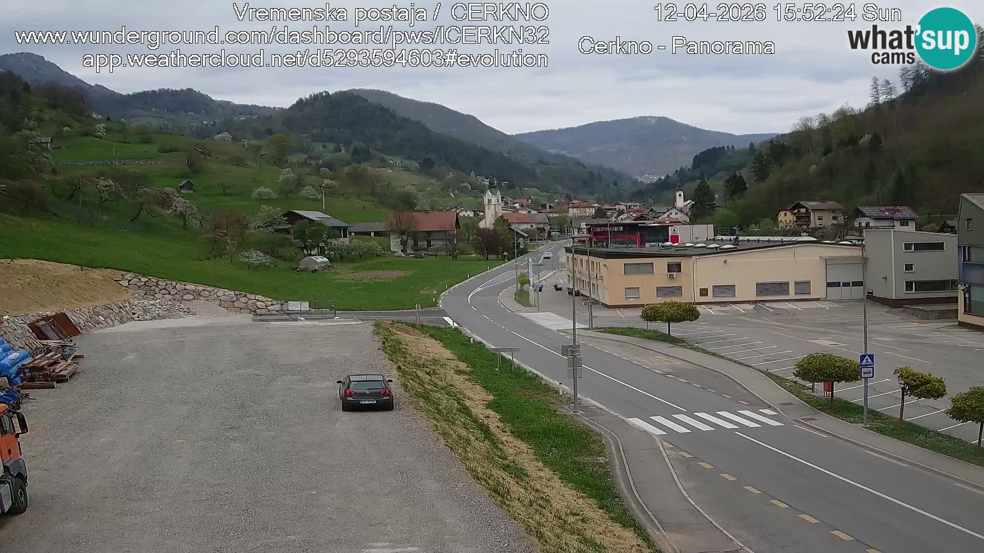 Webcam Ingresso Città di Cerkno