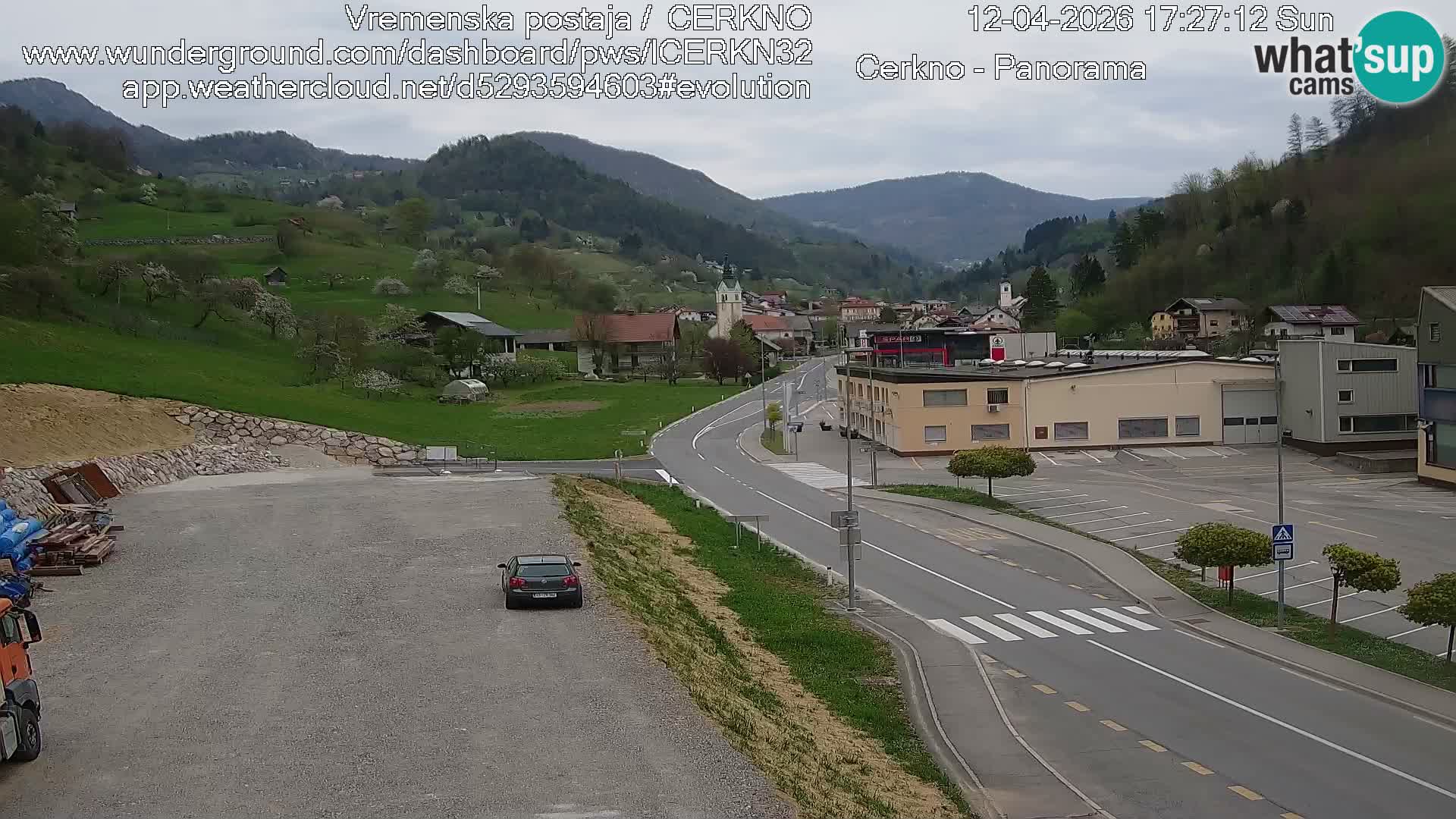 Webcam Ingresso Città di Cerkno