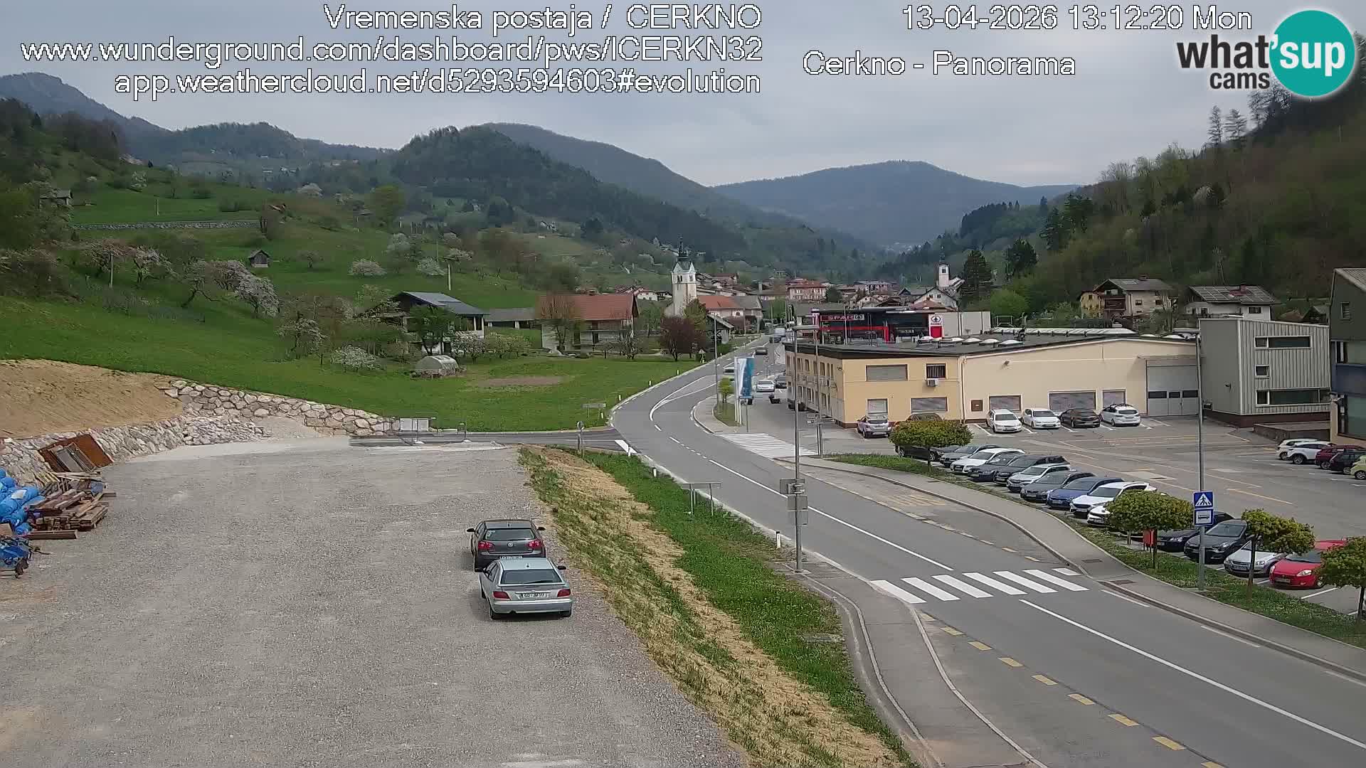 Cerkno Stadteingang Live-Webcam