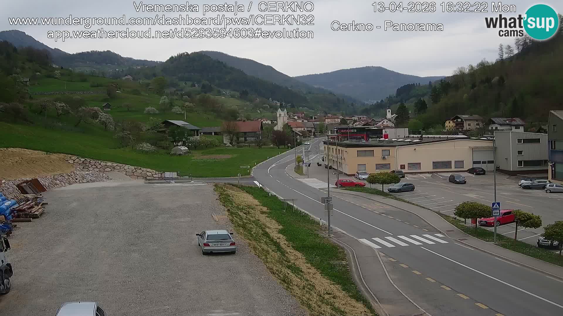 Webcam Ingresso Città di Cerkno