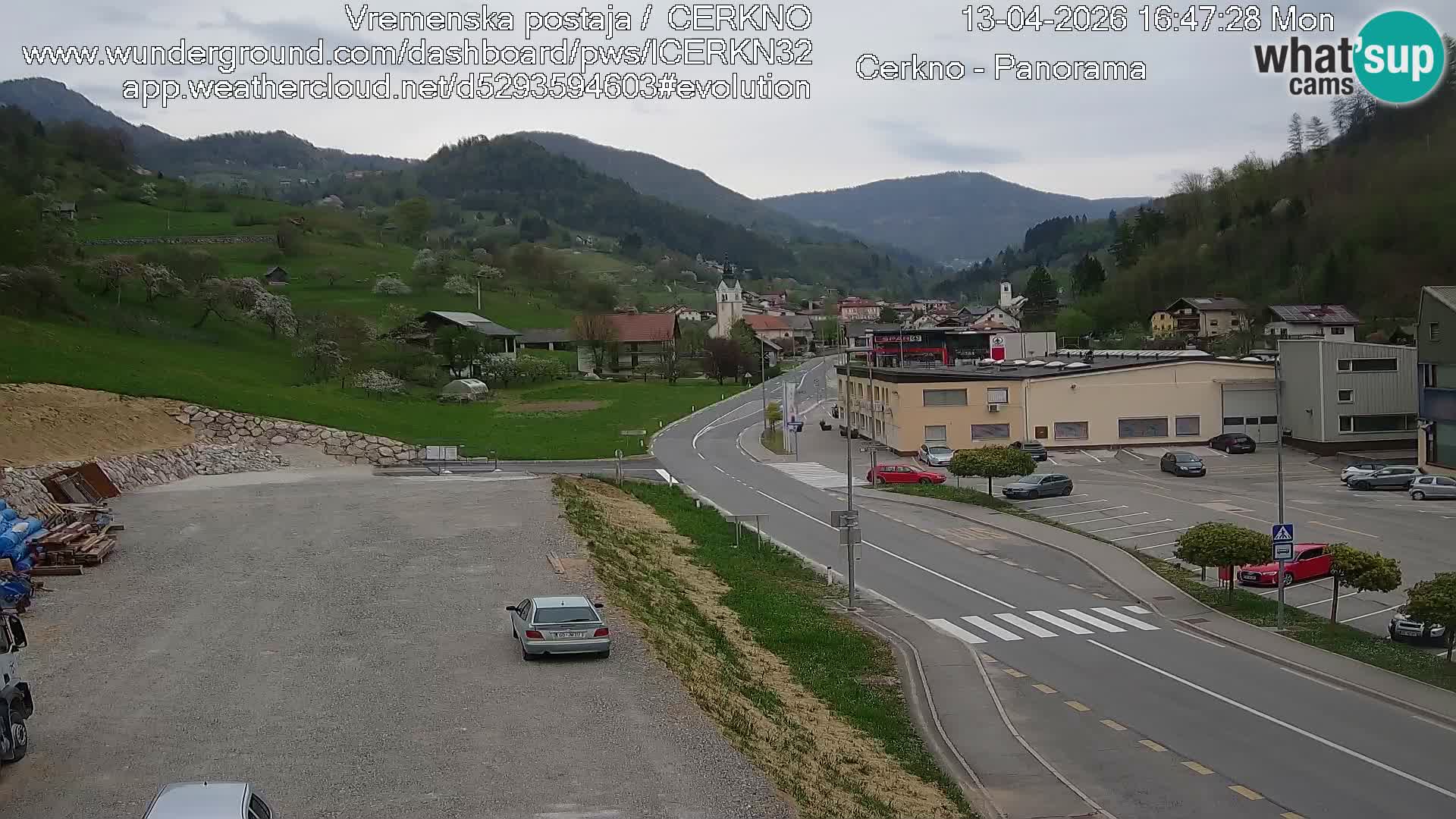 Cerkno Stadteingang Live-Webcam