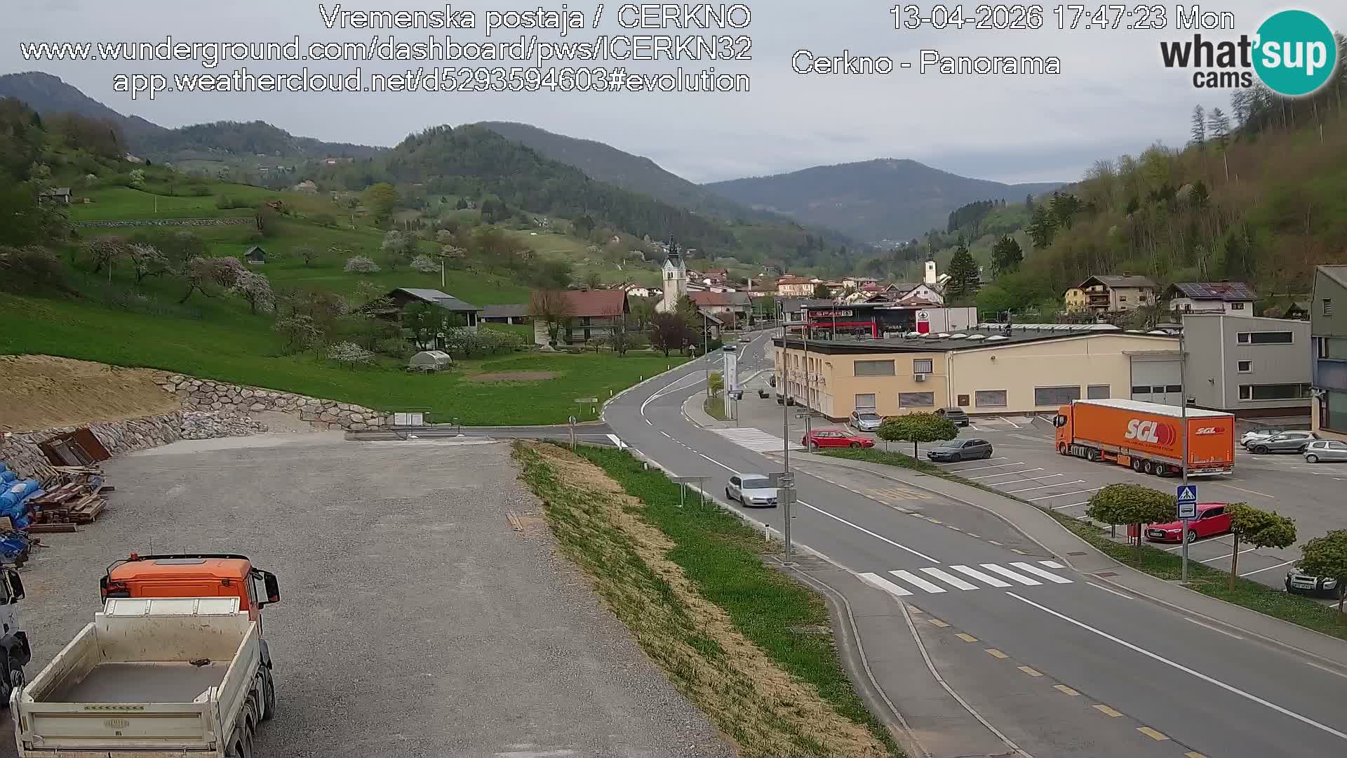 Cerkno ulaz u grad – Kamera uživo