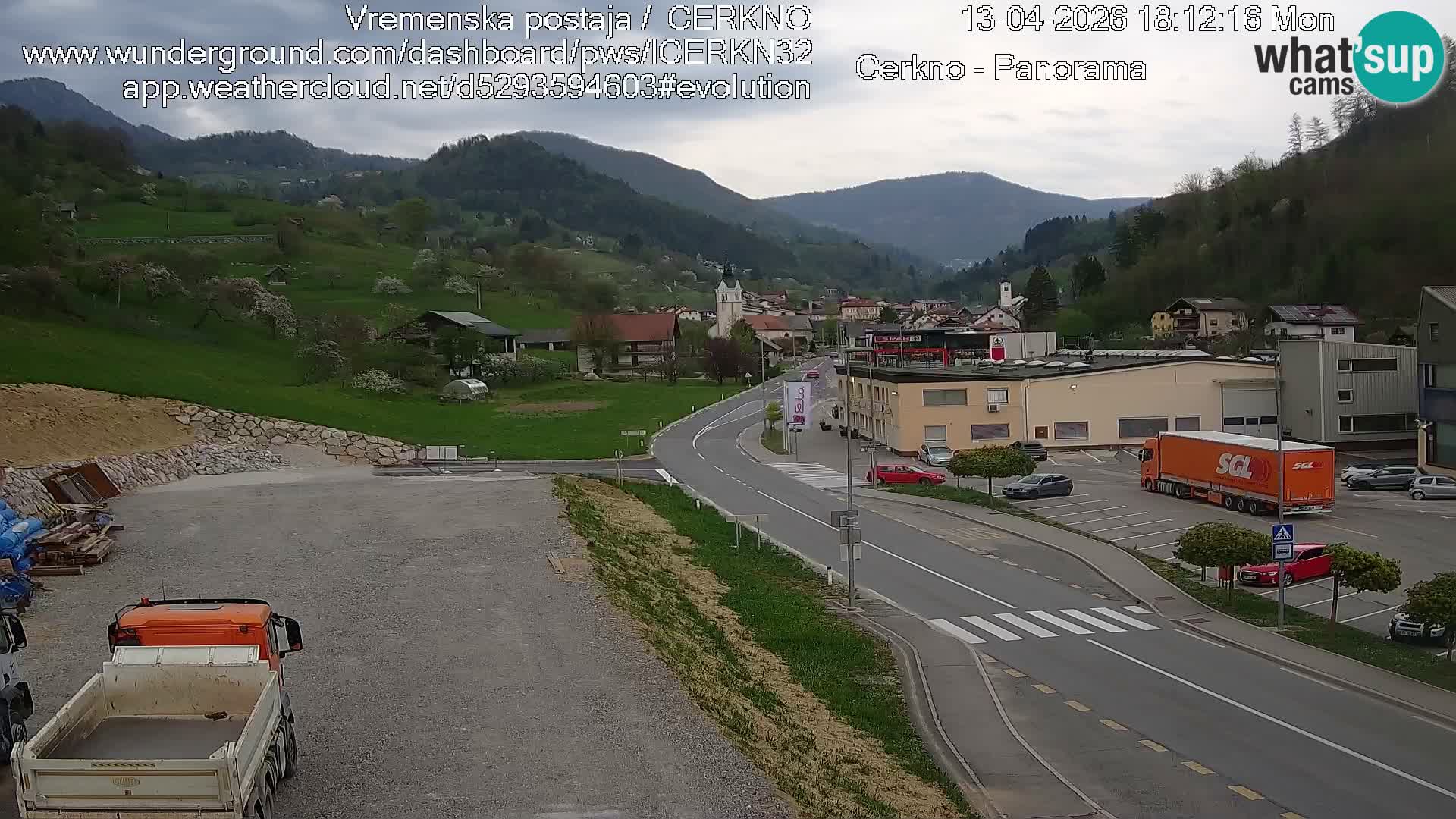 Cerkno Stadteingang Live-Webcam