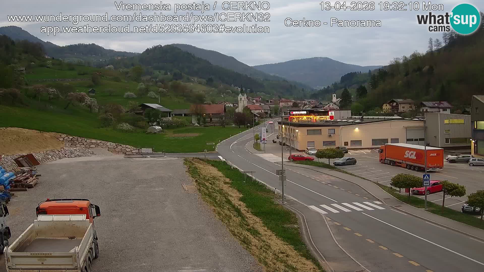 Cerkno Stadteingang Live-Webcam