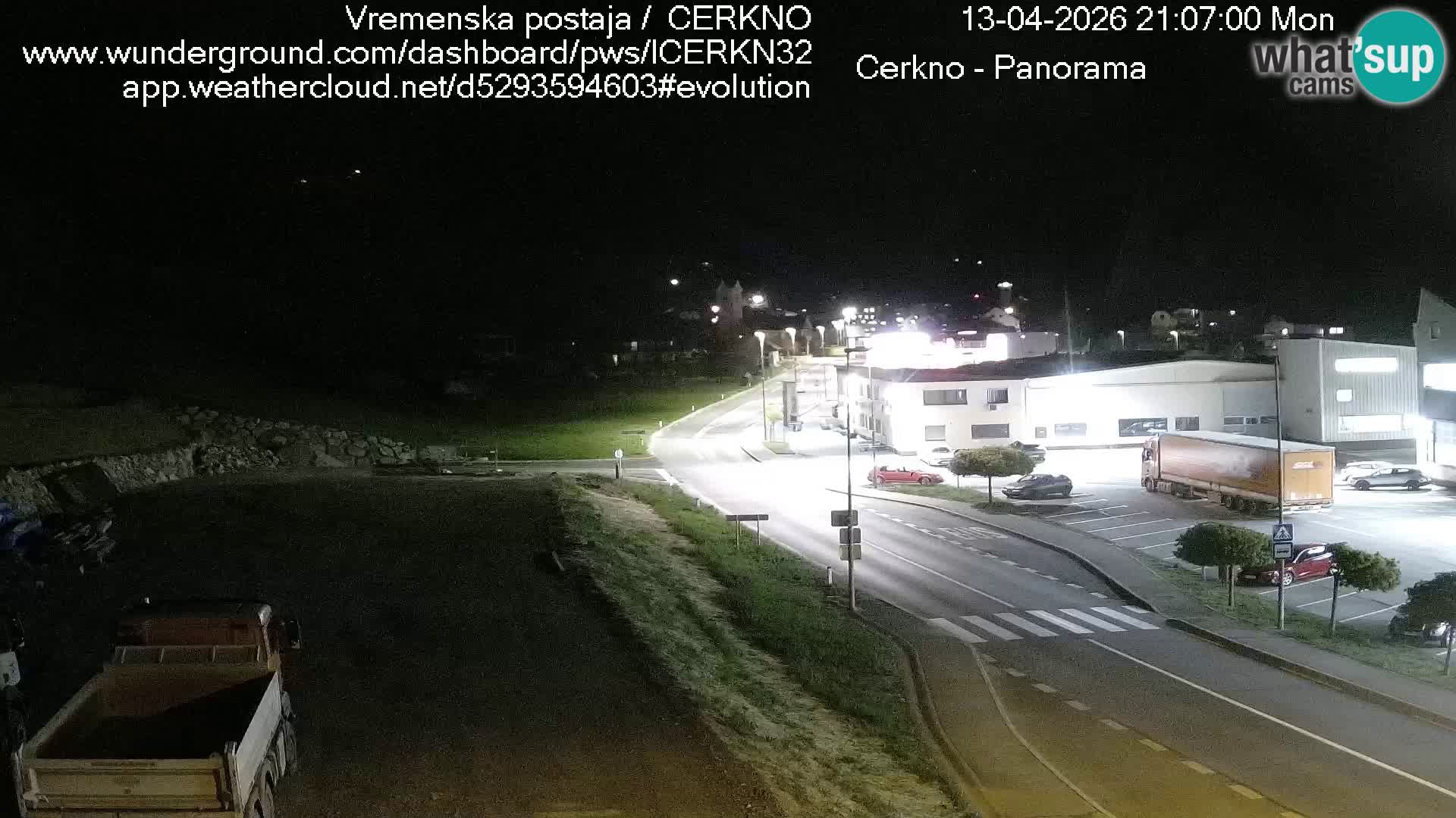 Cerkno entrada a la ciudad Webcam en vivo