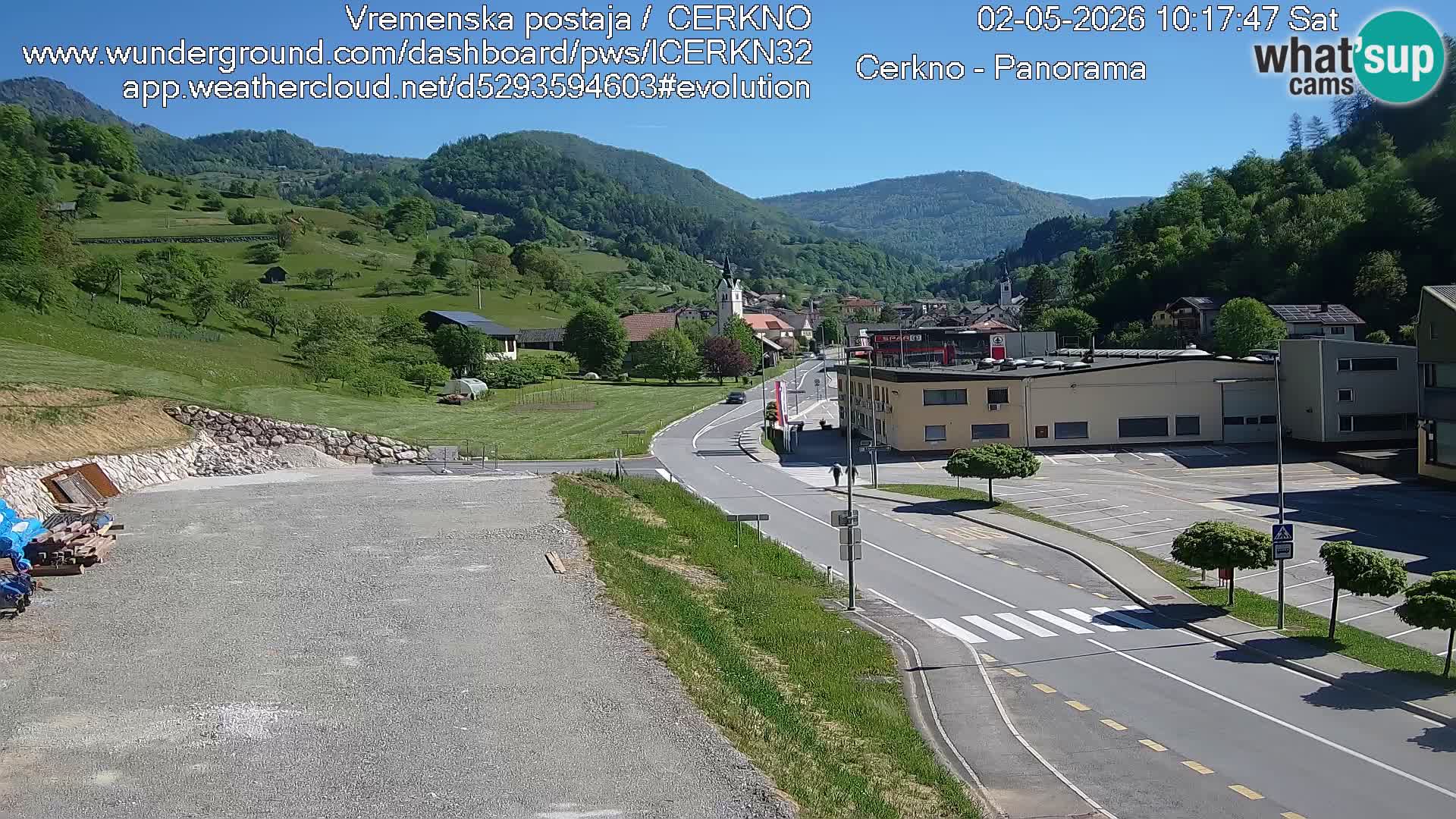 Webcam Ingresso Città di Cerkno