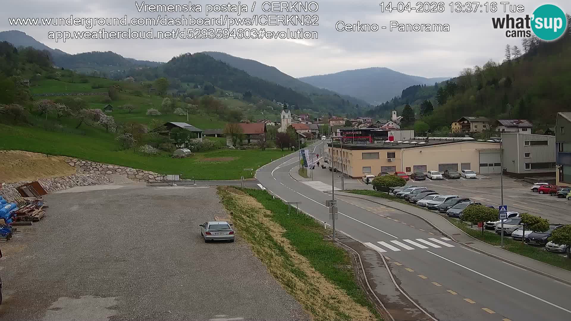 Cerkno Stadteingang Live-Webcam