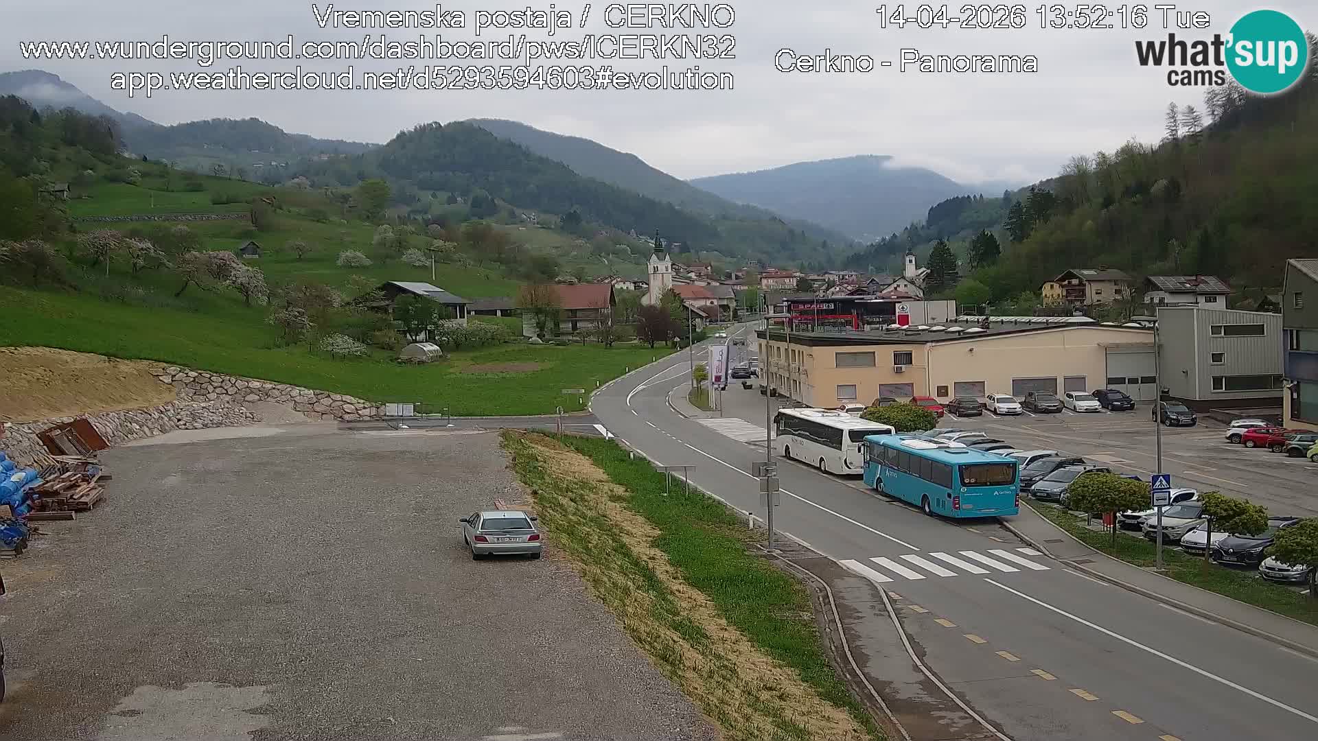 Cerkno ulaz u grad – Kamera uživo