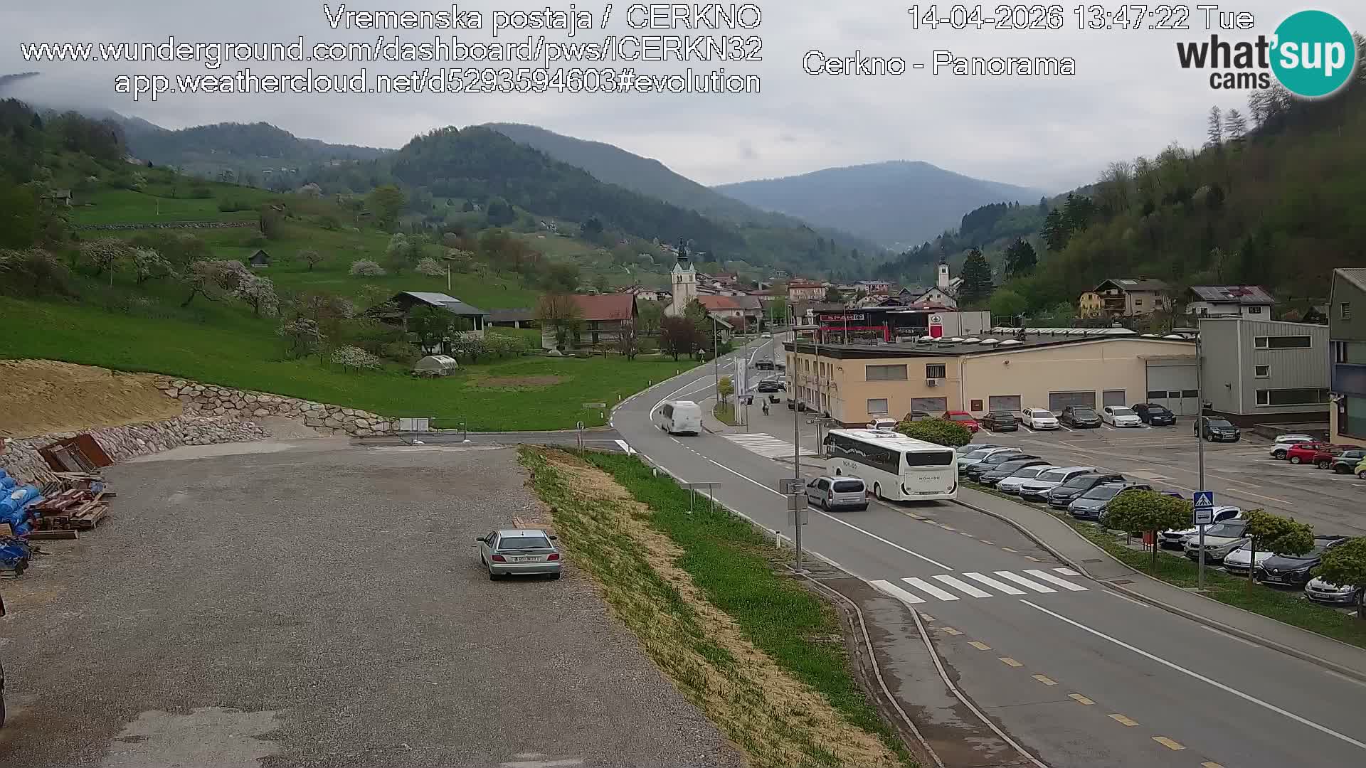 Cerkno Stadteingang Live-Webcam