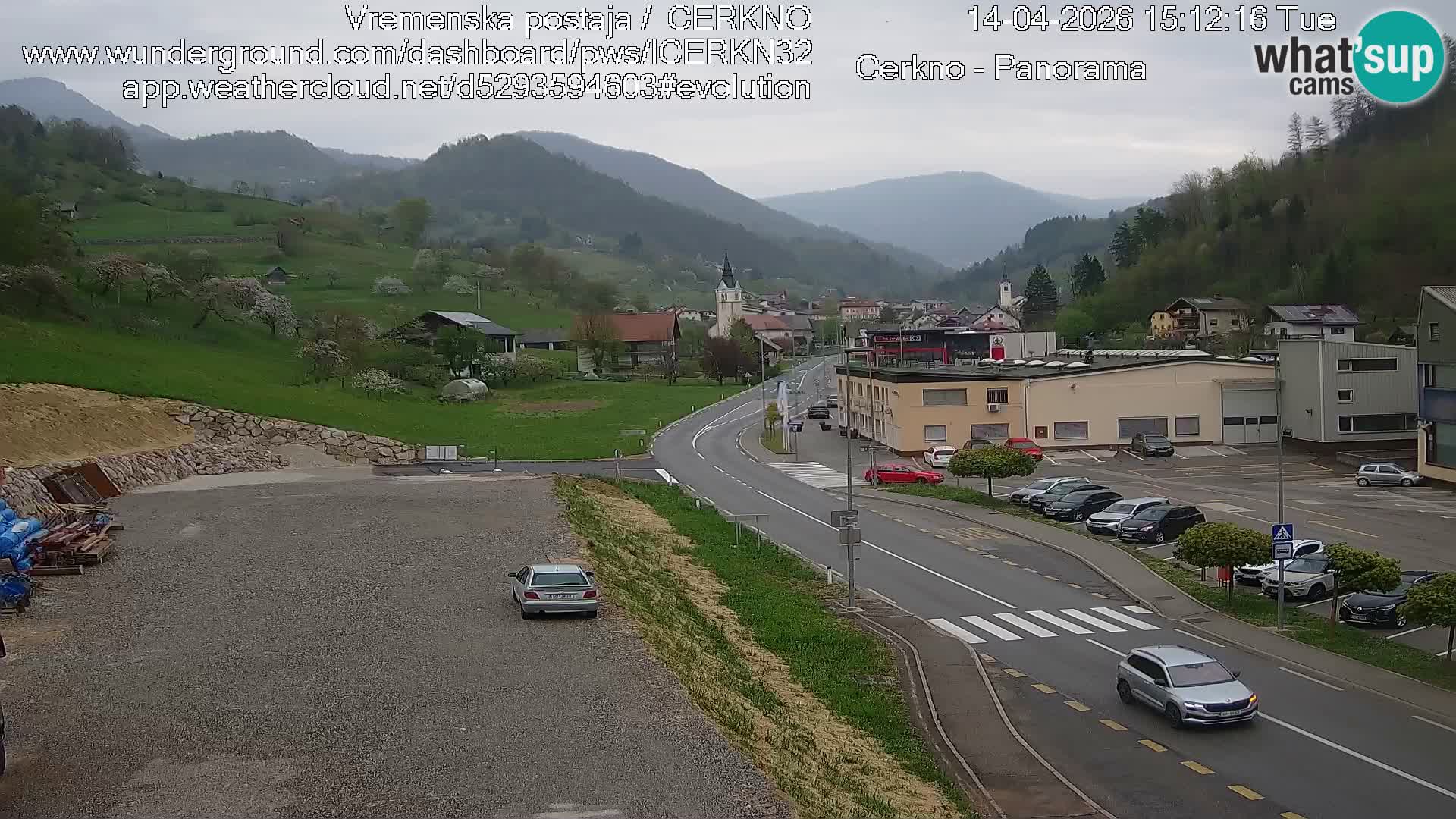 Cerkno Stadteingang Live-Webcam