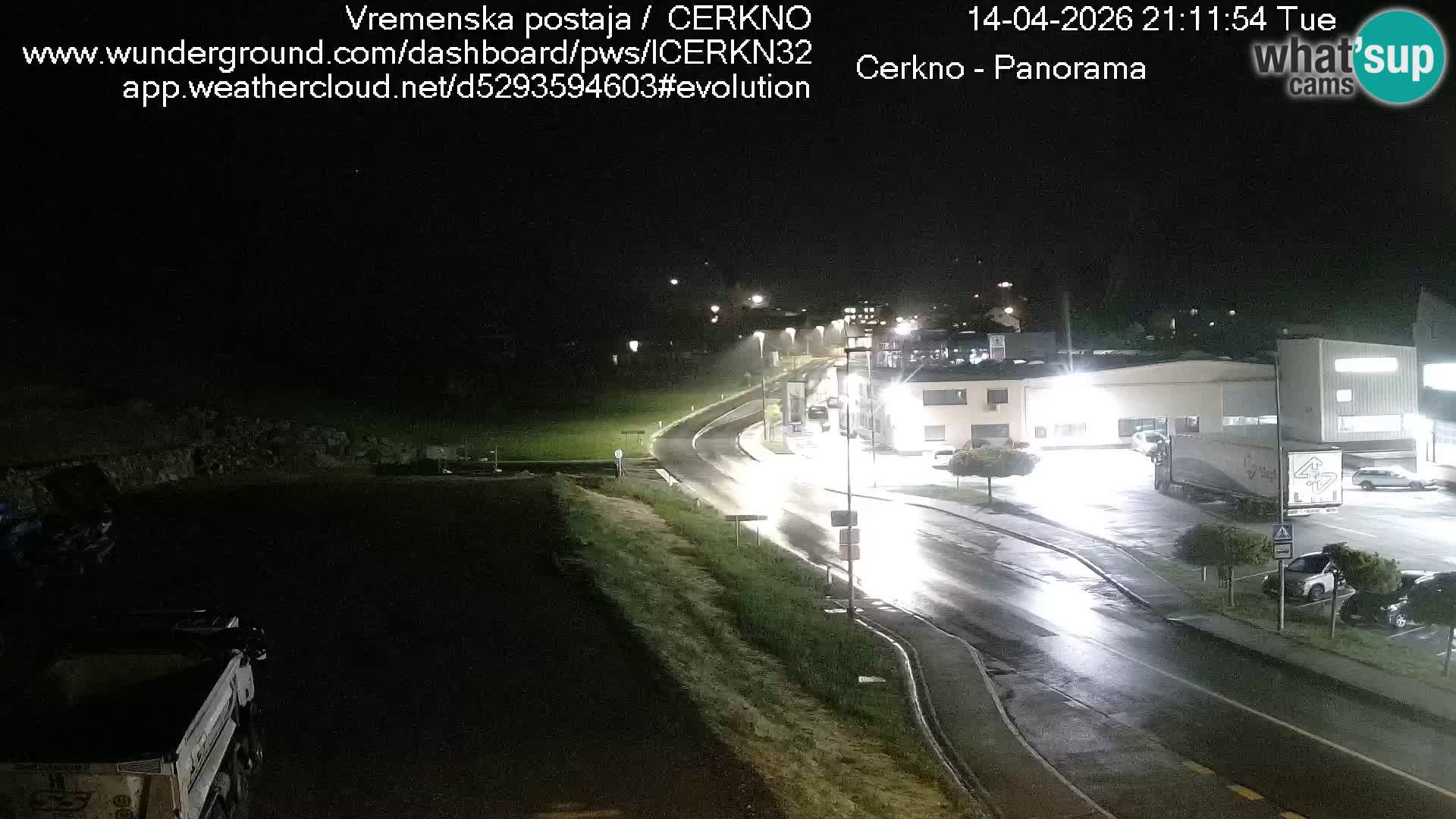 Cerkno entrada a la ciudad Webcam en vivo