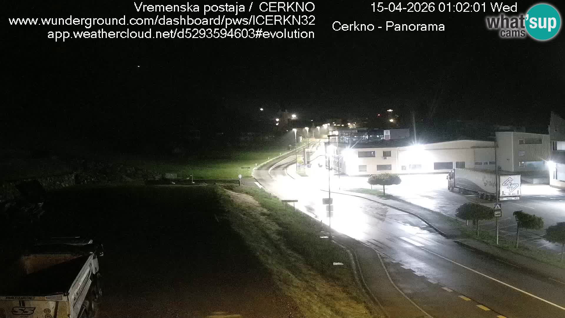 Cerkno entrada a la ciudad Webcam en vivo