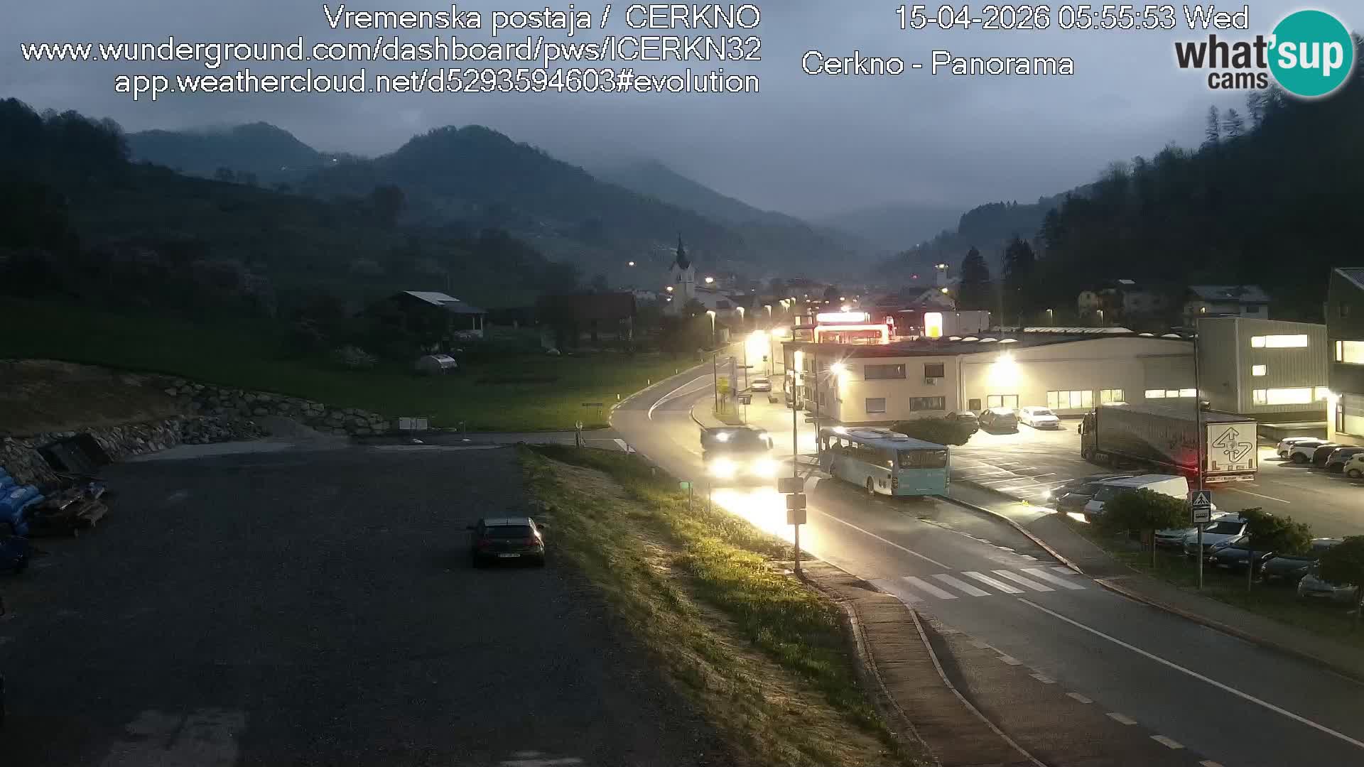 Cerkno ulaz u grad – Kamera uživo