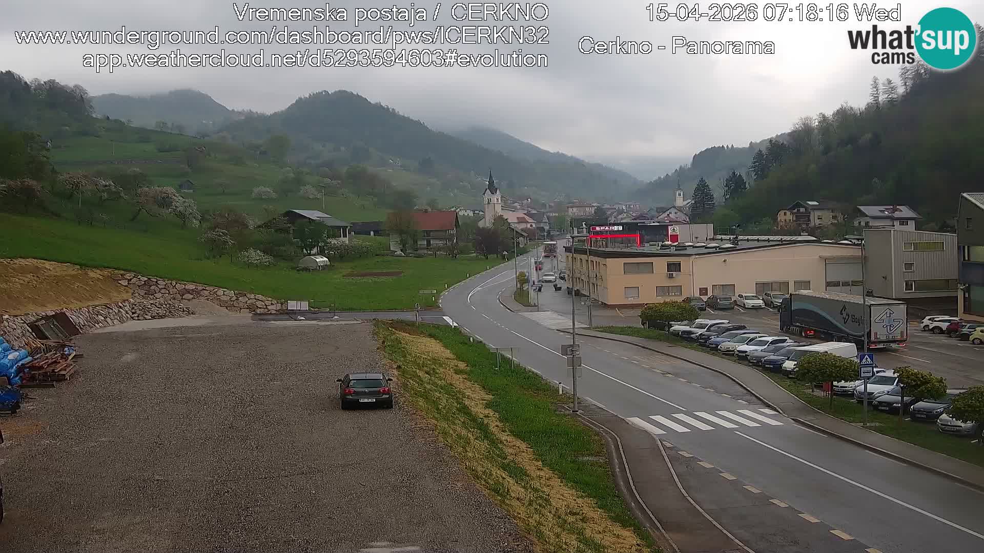 Cerkno ulaz u grad – Kamera uživo