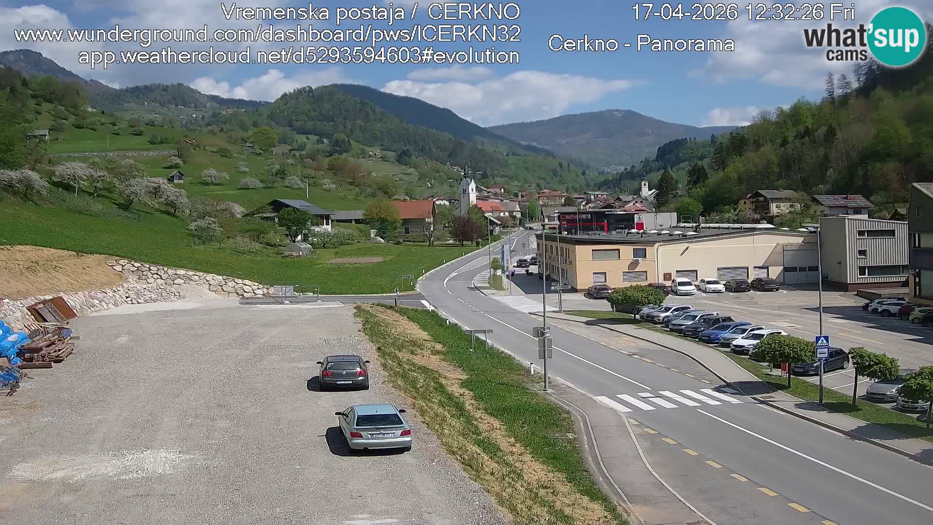 Webcam Ingresso Città di Cerkno
