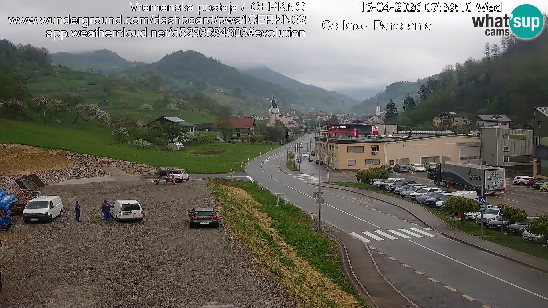 Cerkno ulaz u grad – Kamera uživo