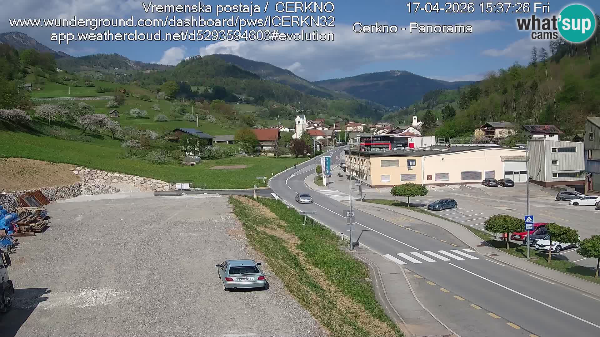 Cerkno ulaz u grad – Kamera uživo