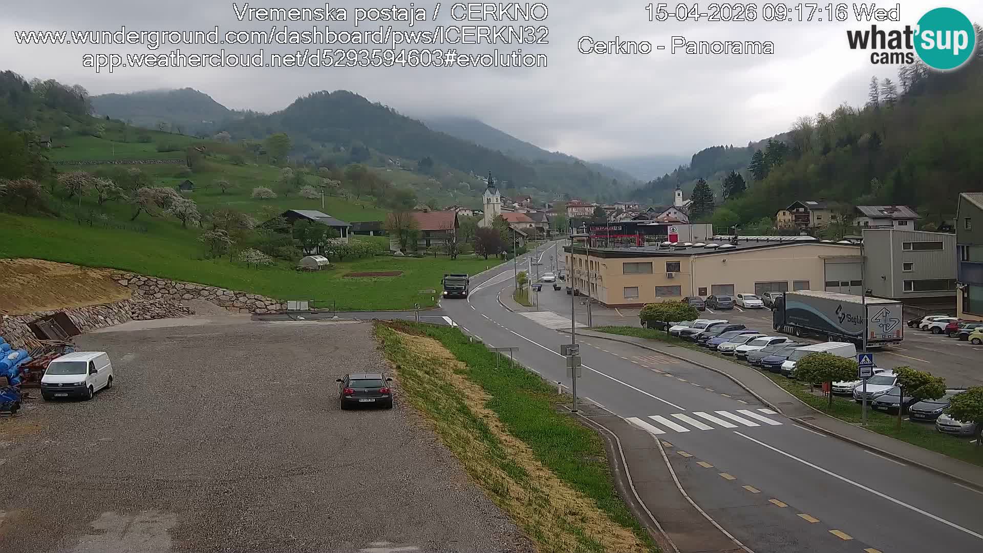 Cerkno Stadteingang Live-Webcam