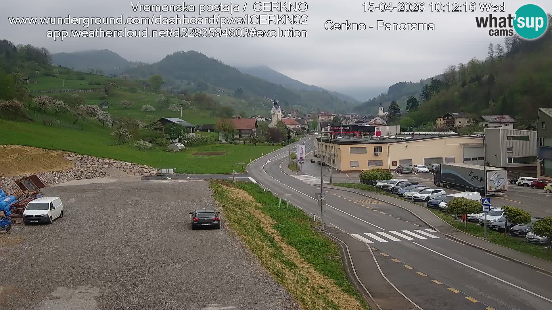 Cerkno Stadteingang Live-Webcam