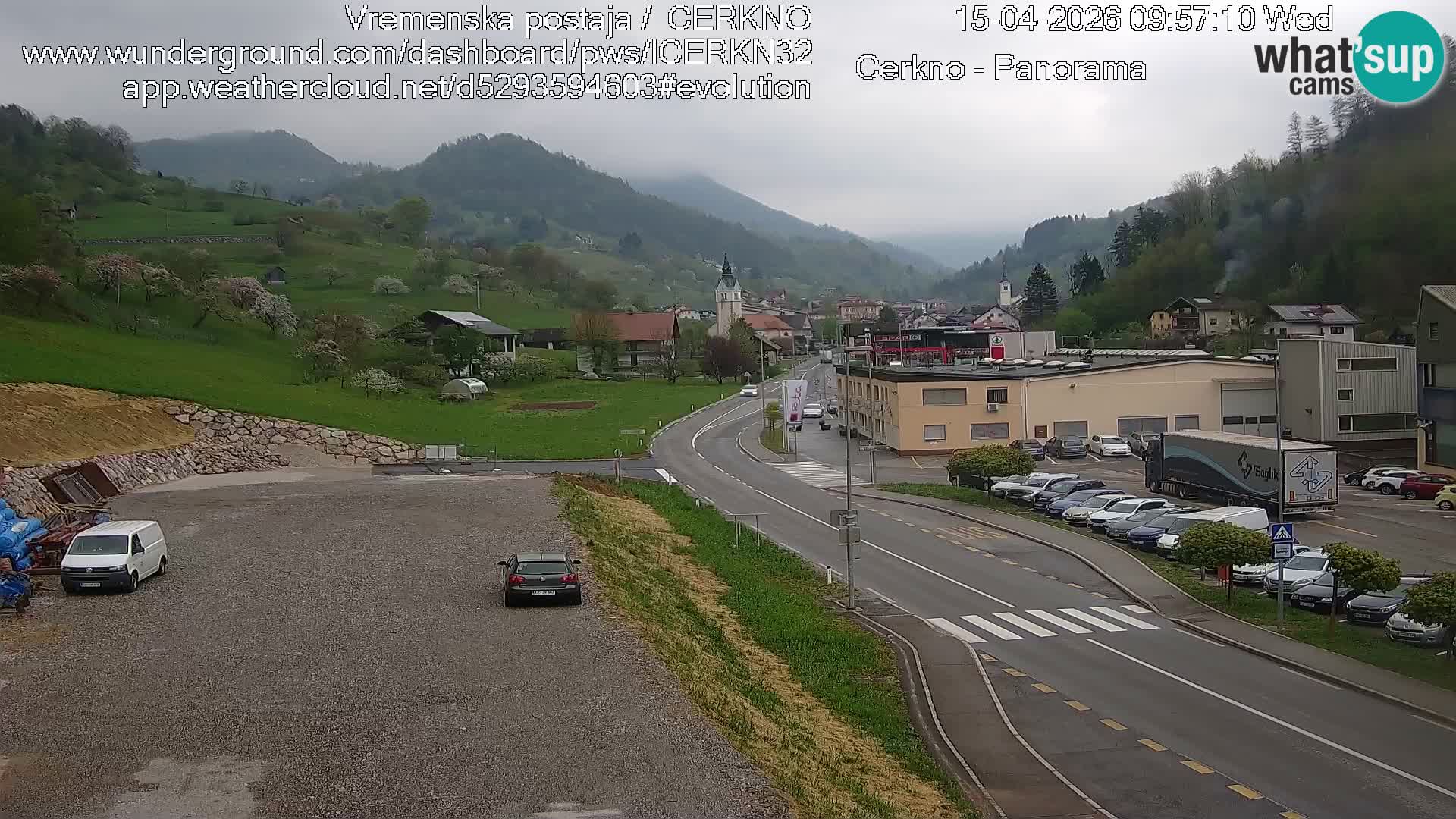 Cerkno ulaz u grad – Kamera uživo