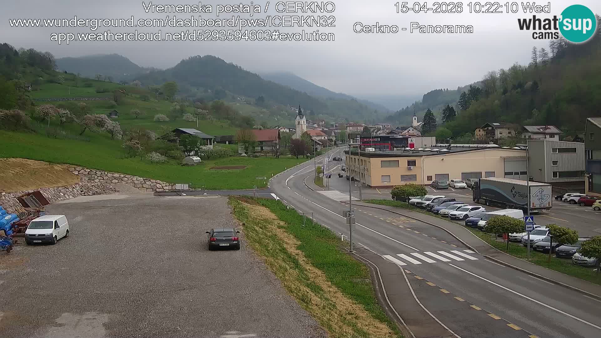 Cerkno ulaz u grad – Kamera uživo