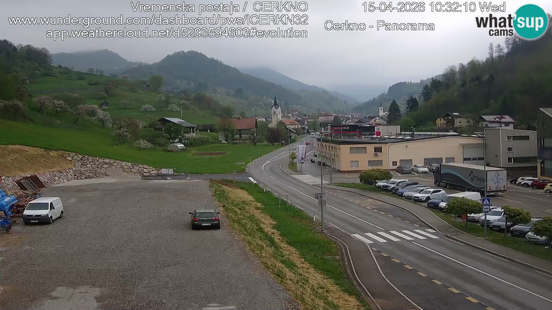 Cerkno ulaz u grad – Kamera uživo