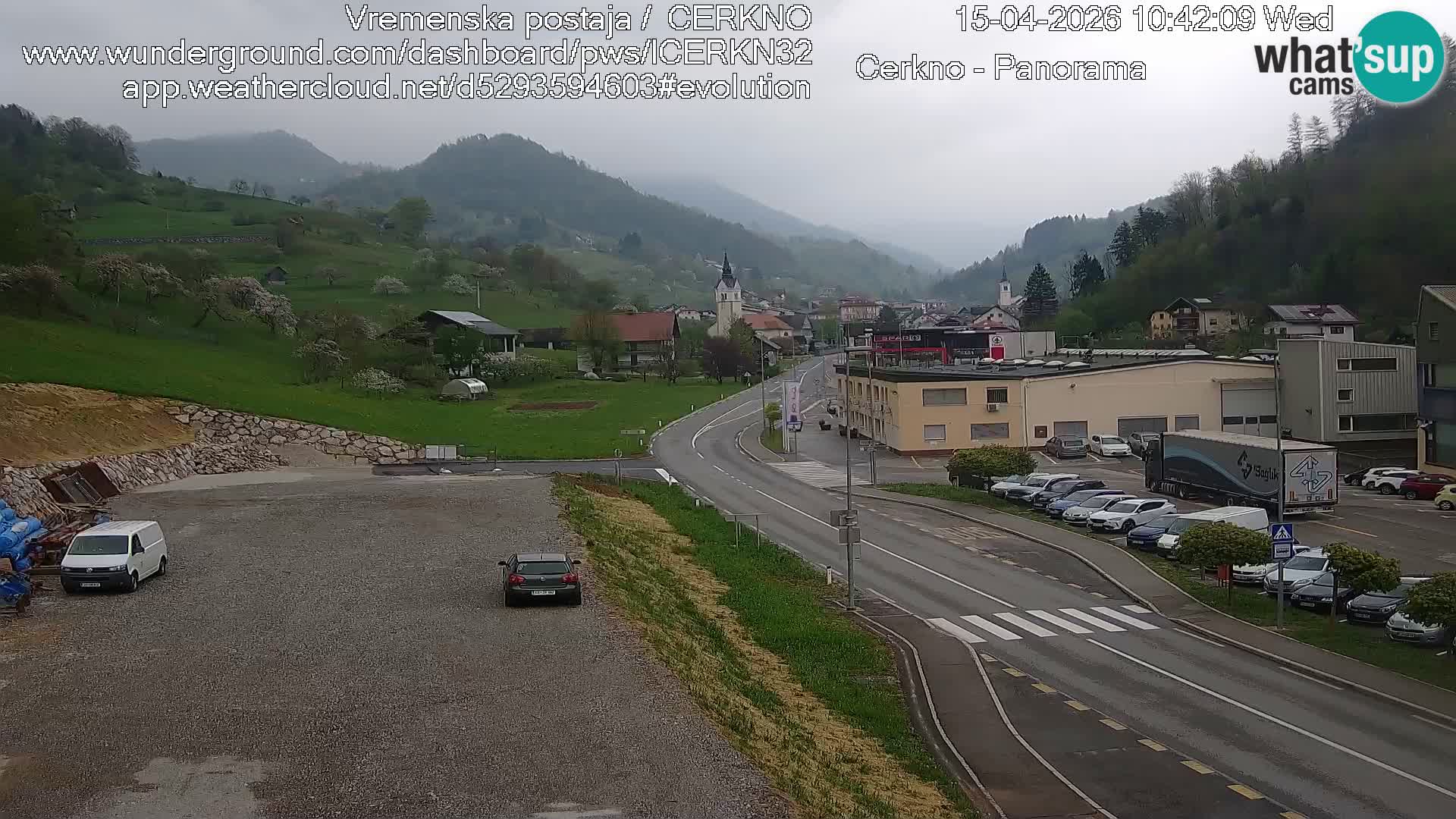 Cerkno Stadteingang Live-Webcam