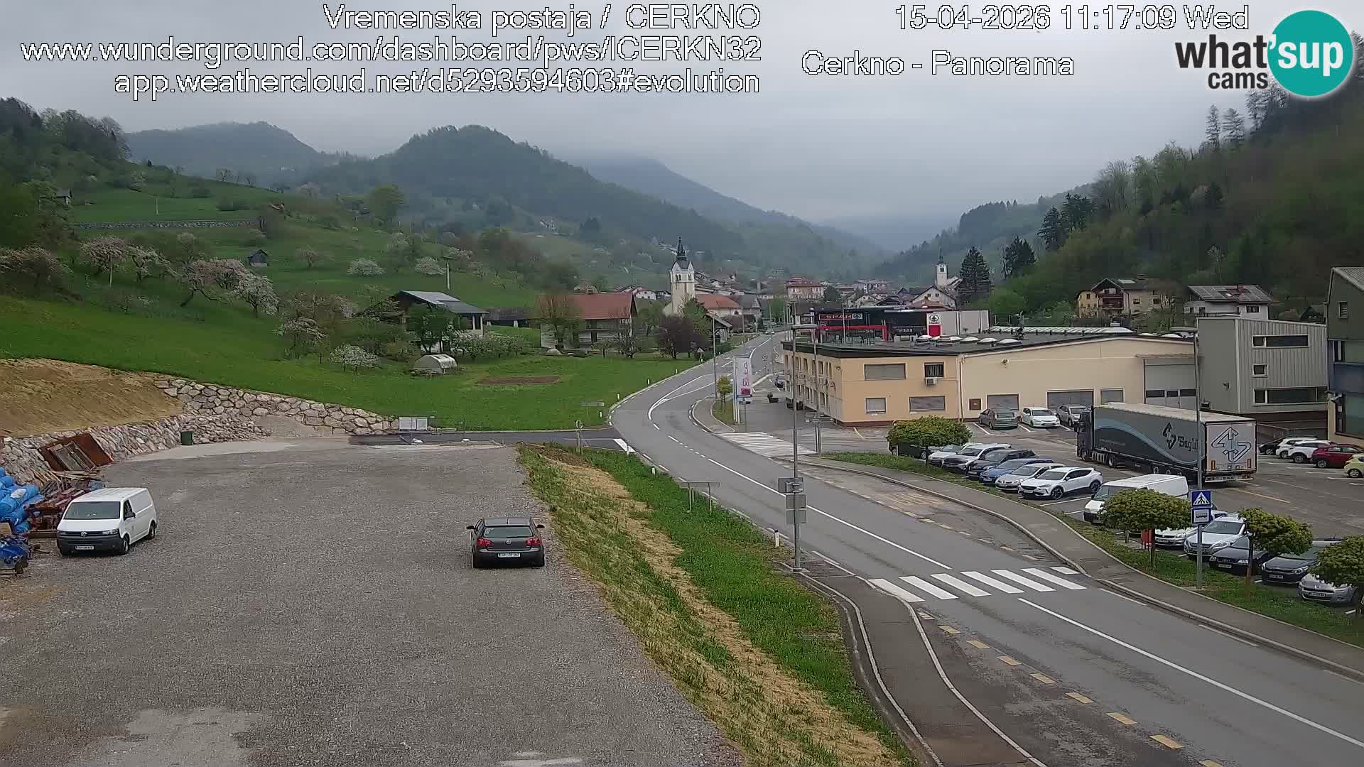 Cerkno ulaz u grad – Kamera uživo