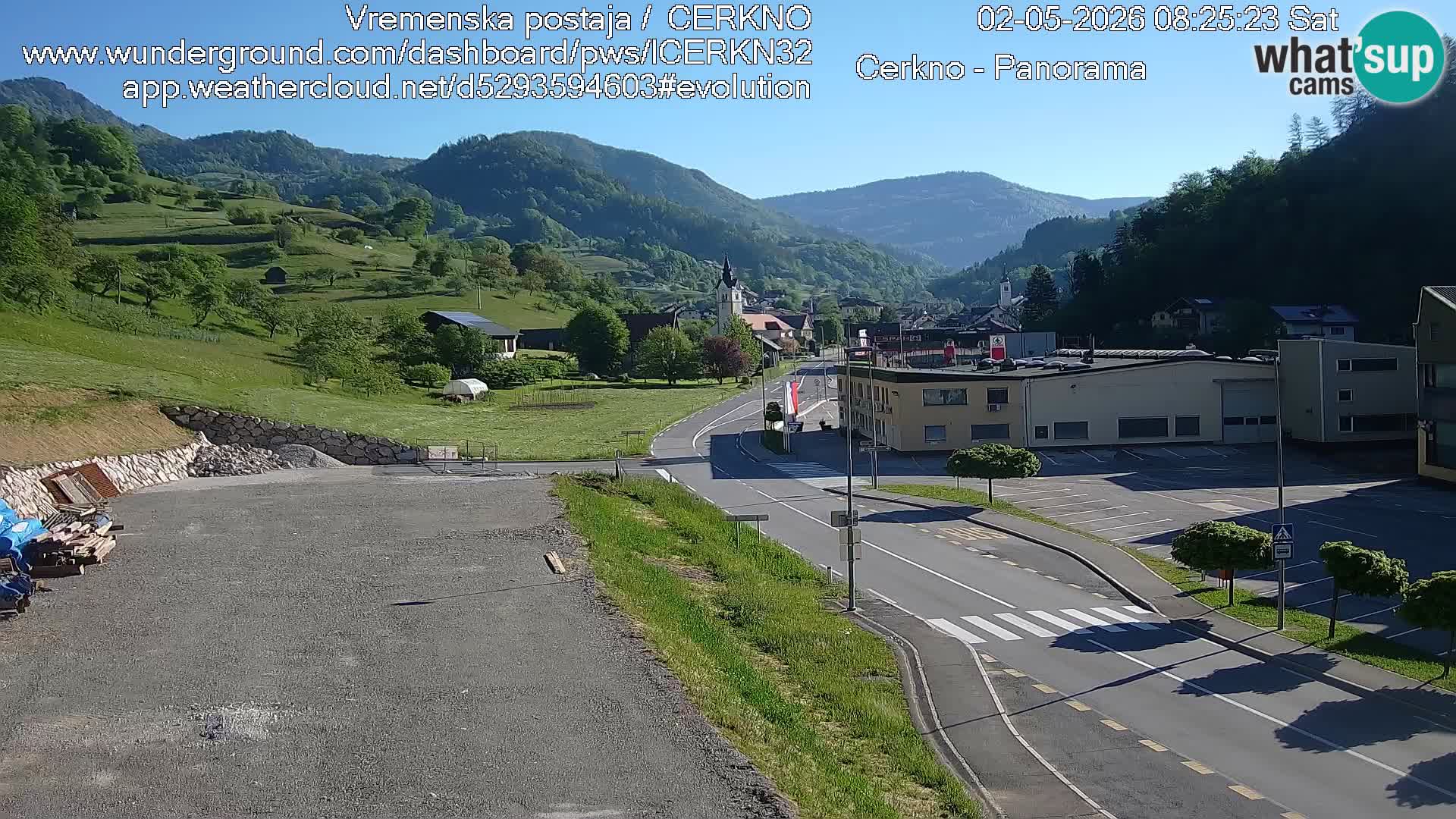 Webcam Ingresso Città di Cerkno